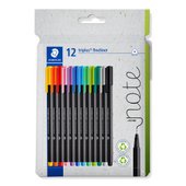 Staedtler - Triplus Fineliner Pen Card-Box Assorted Colours