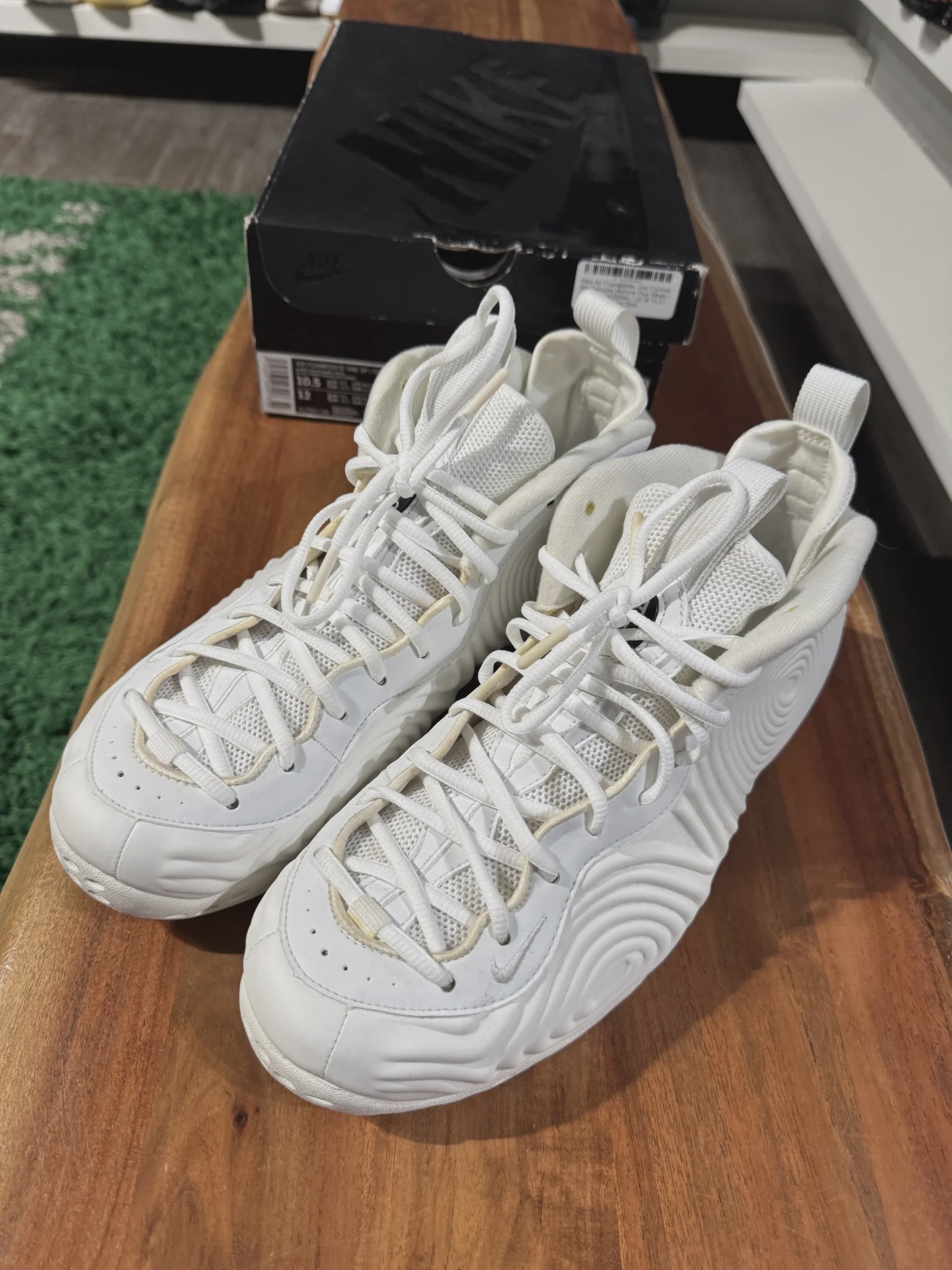 Nike Air Foamposite One Comme des Garcons Homme Plus White • Pre-Owned [9902] - photo 2