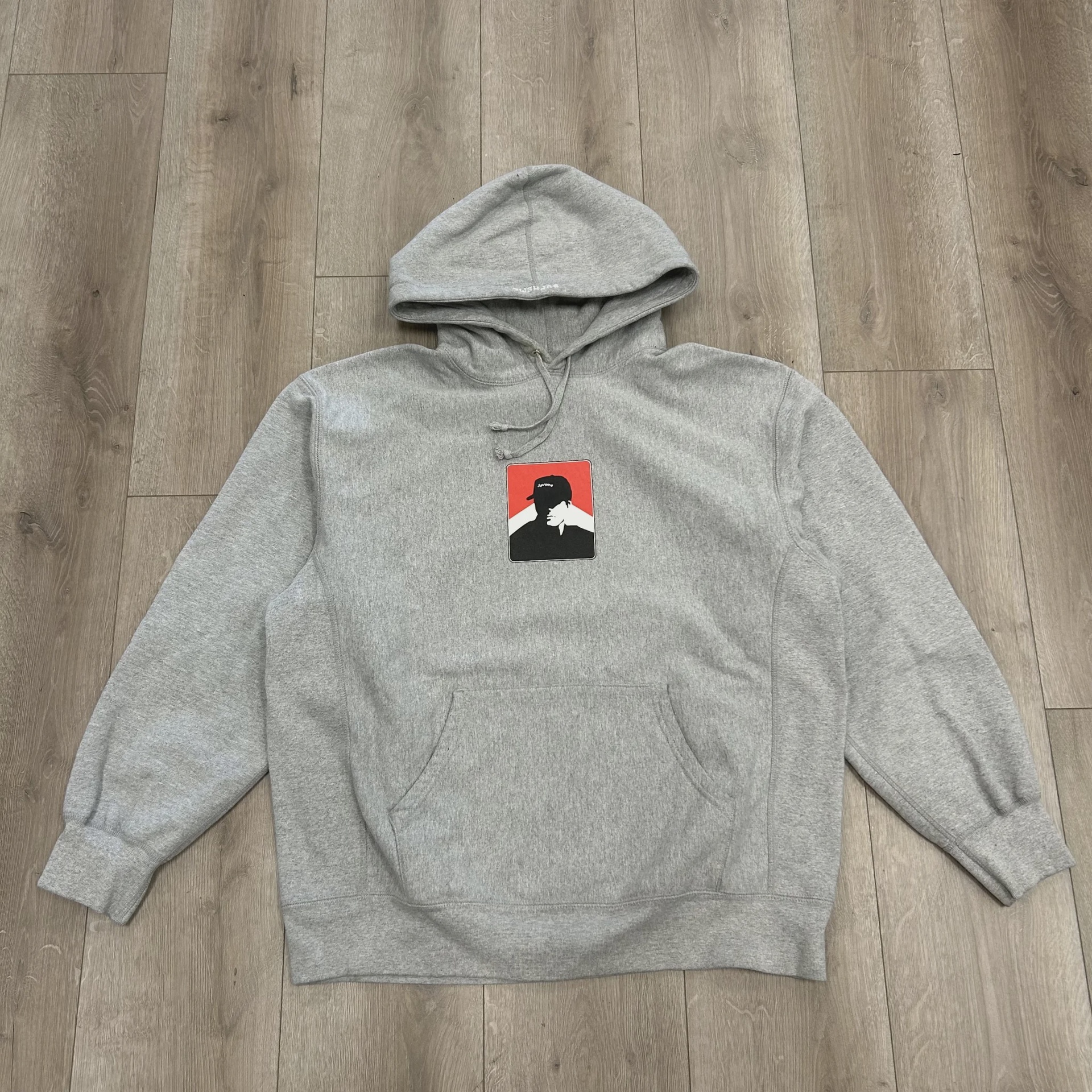 Supreme Portrait Hooded Sweatshirt (FW20) Heather Grey • Pre-Owned [1184] - photo 1