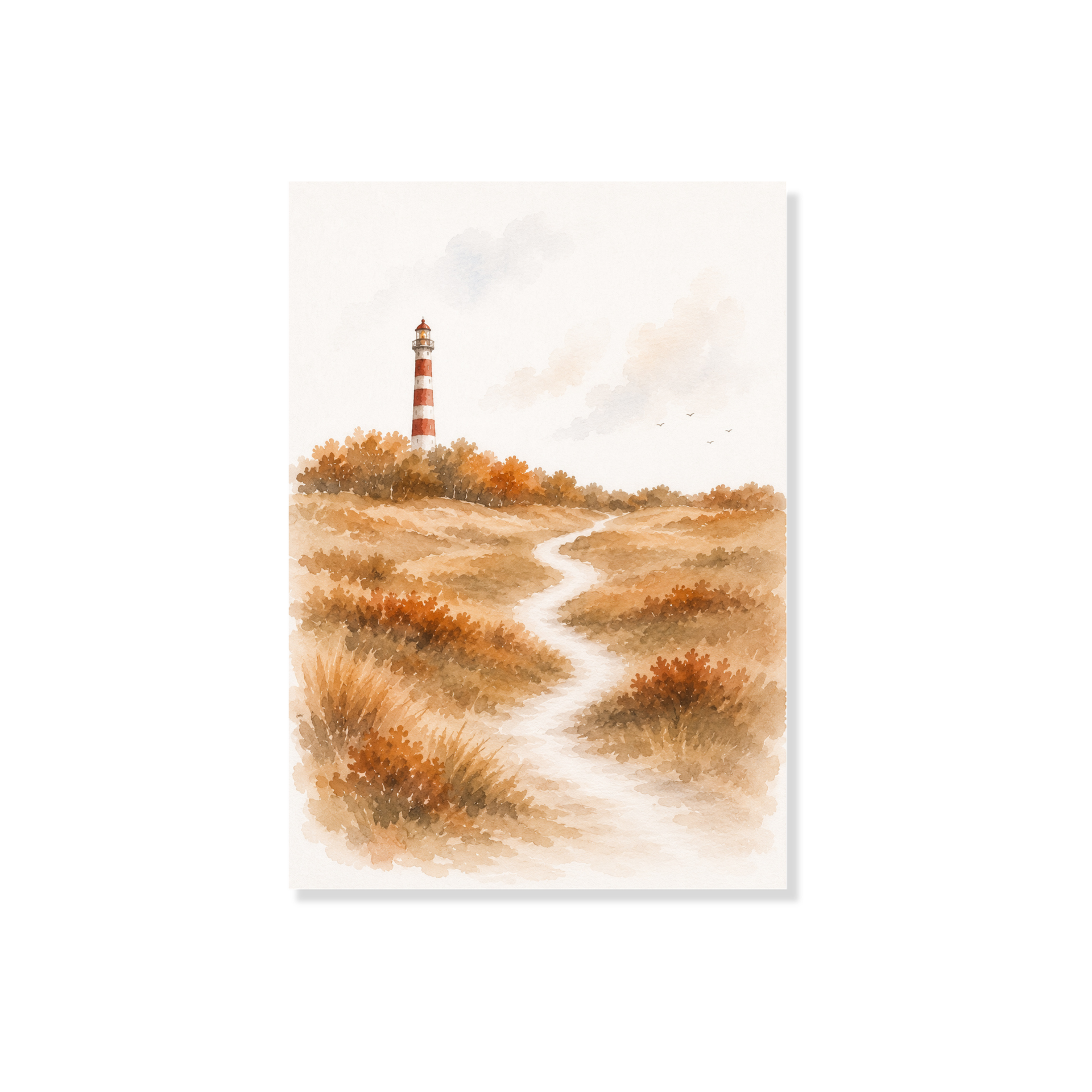 Plek kaartje · Herfst vuurtoren — foto 1