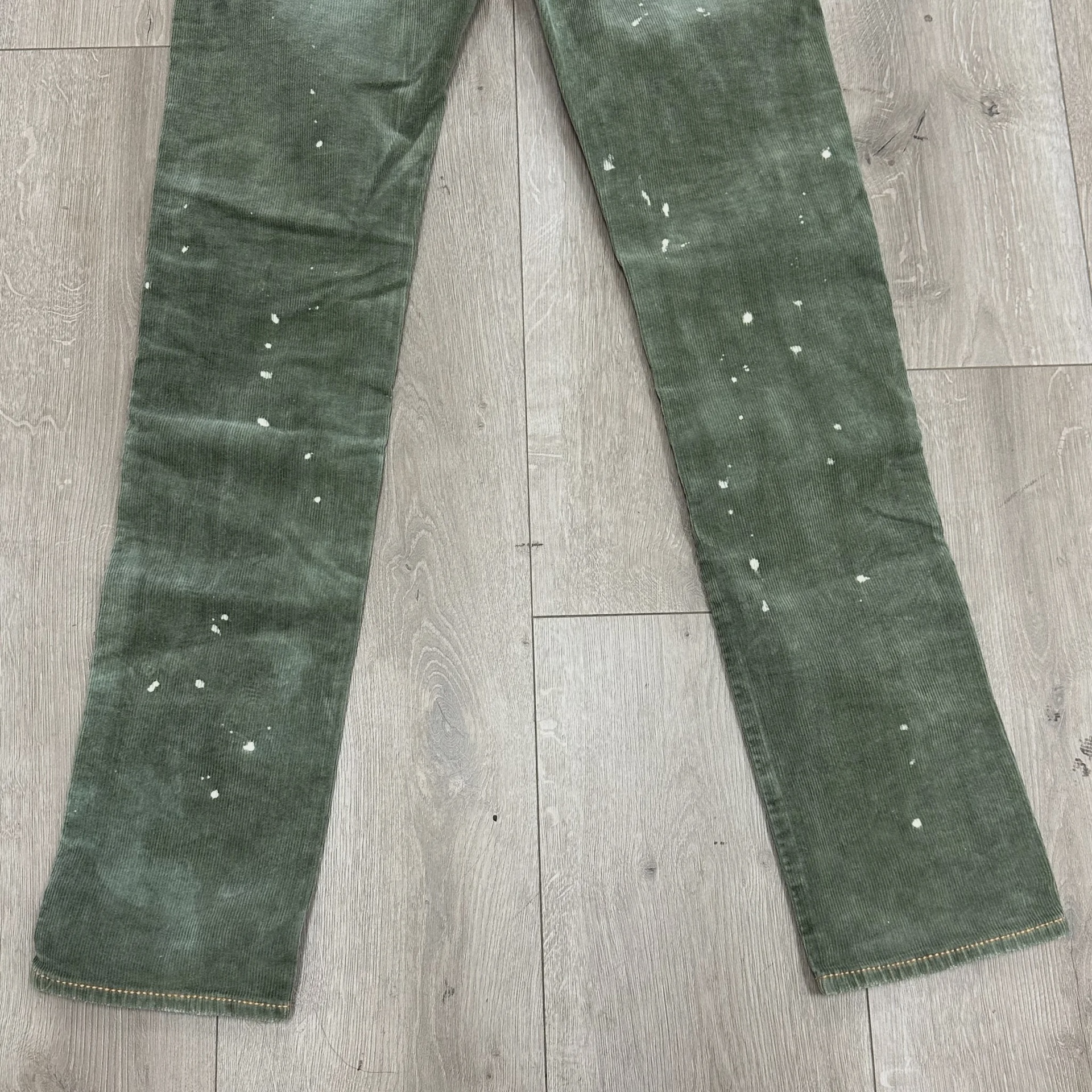 PURPLE BRAND 3-Needle Forest Wash Repair Skinny Jeans • Pre-Owned [9381] - photo 3