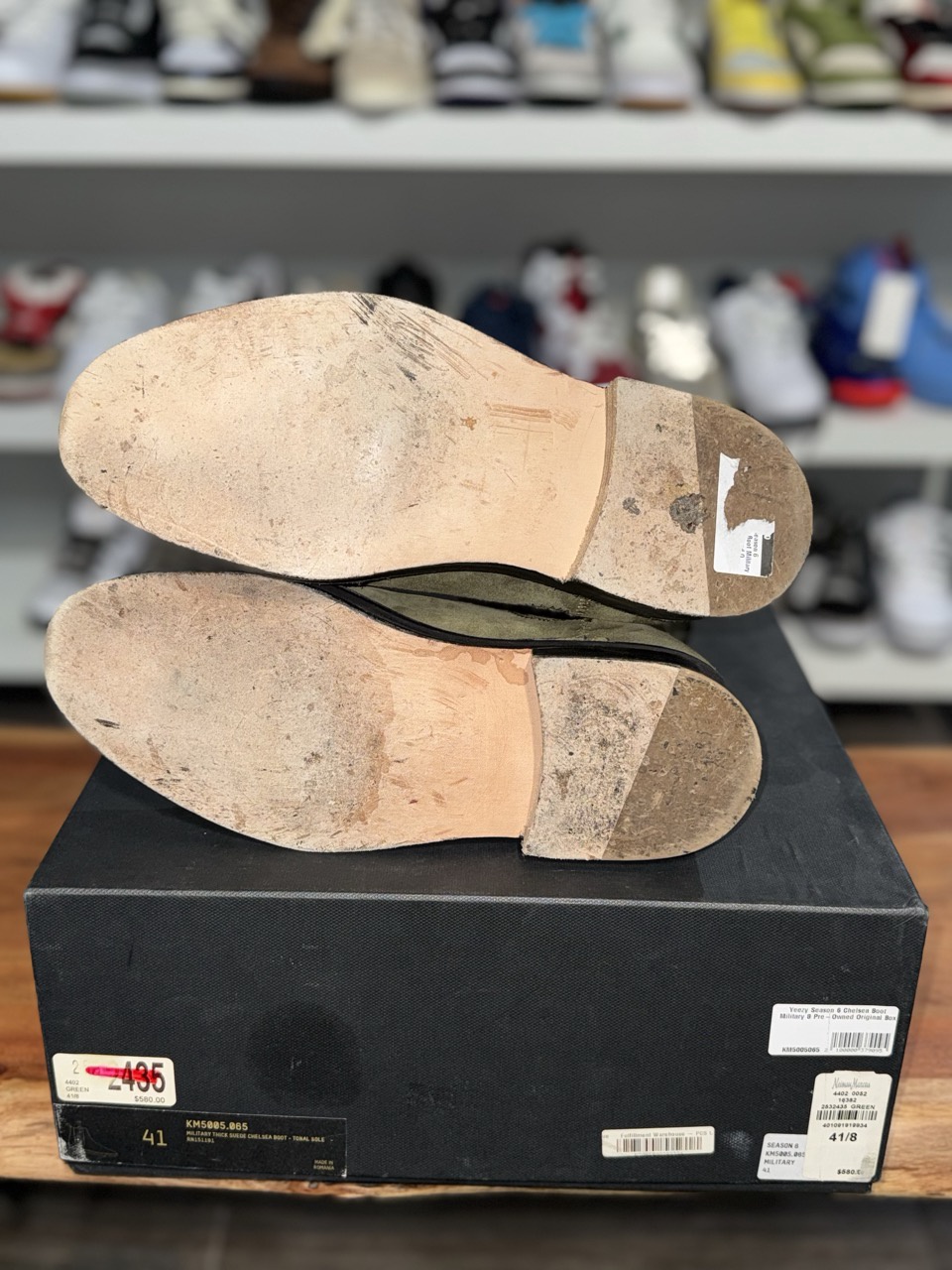 Yeezy Chelsea Boot Military Thick Suede • Pre-Owned 5
