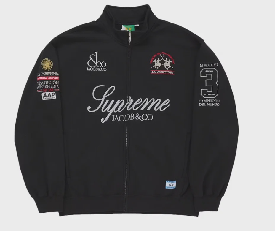 Supreme Supreme Jacob & Co La Martina Zip Jacket - Size XXL