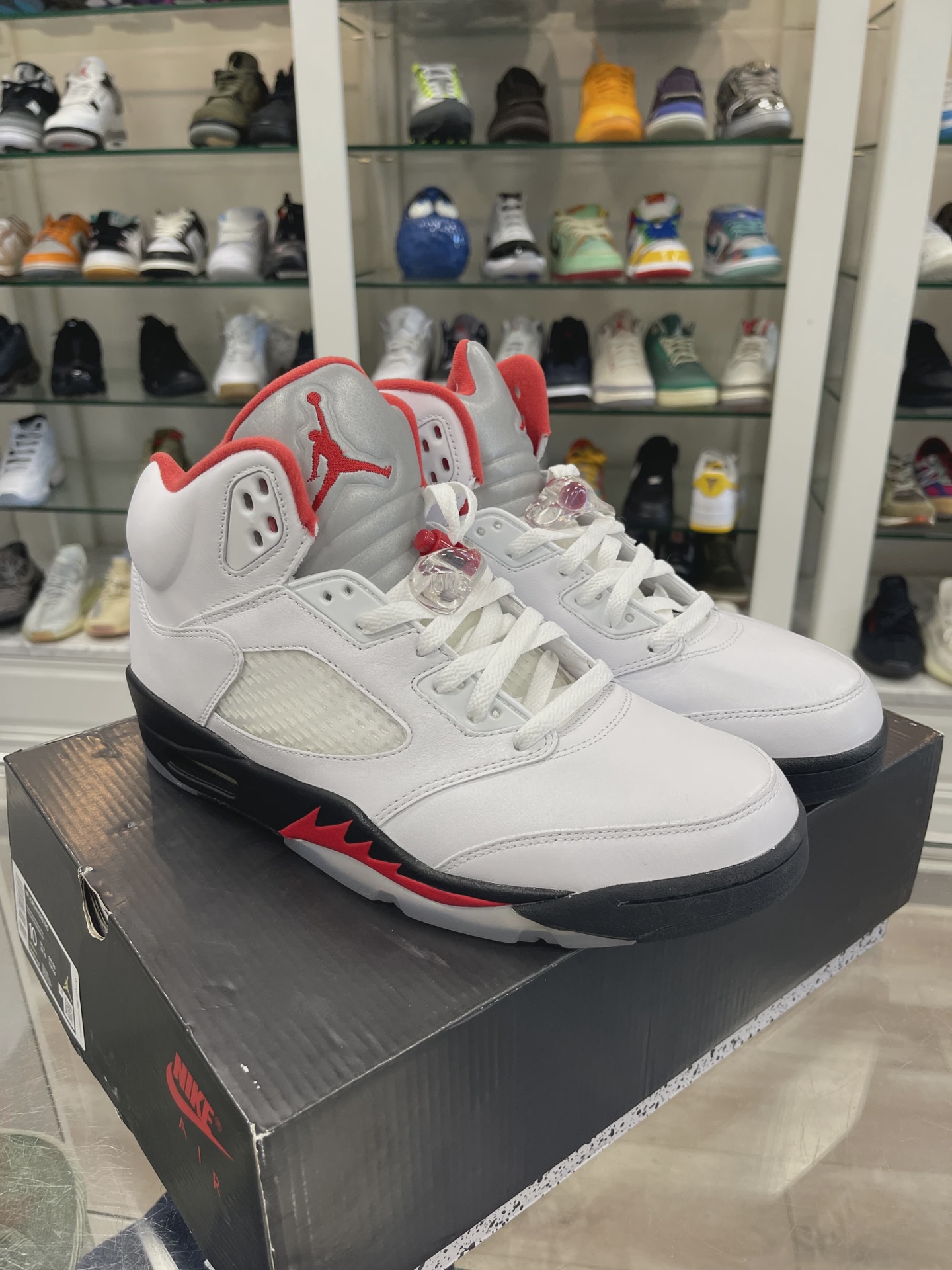Air Jordan 5 Retro Fire Red Silver Tongue (2020) • Pre-Owned [8115] 6