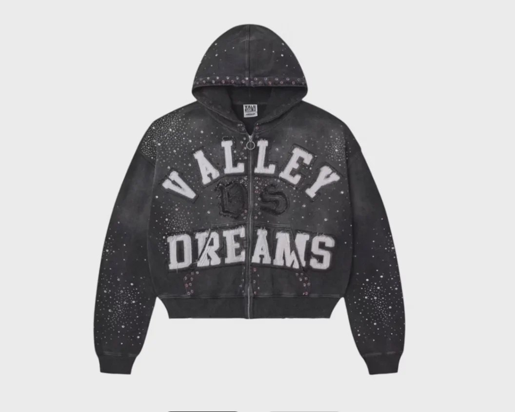 Vale Vale Forever Classic Zip Up Hoodie Black - Size S