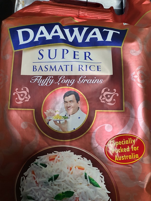 Daawat Super Basmati Rice 5kg 25%extra