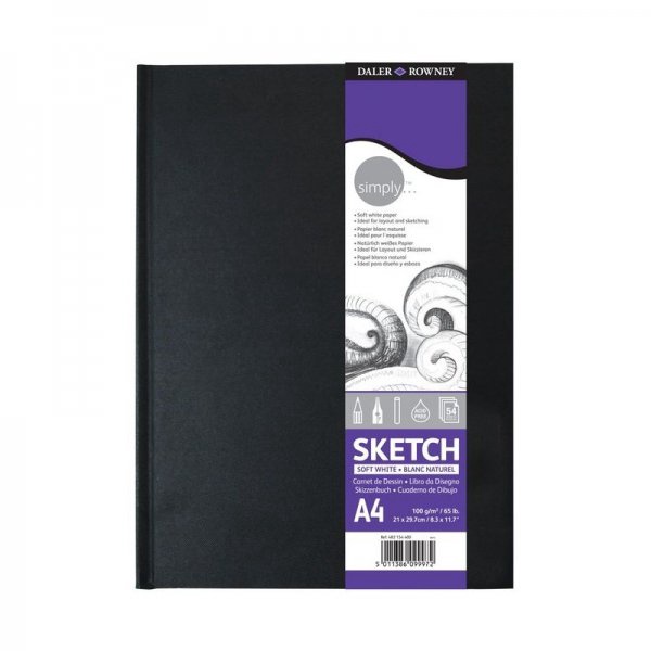 Daler Rowney - Simply Hardback Sketchbook 100g 54SH