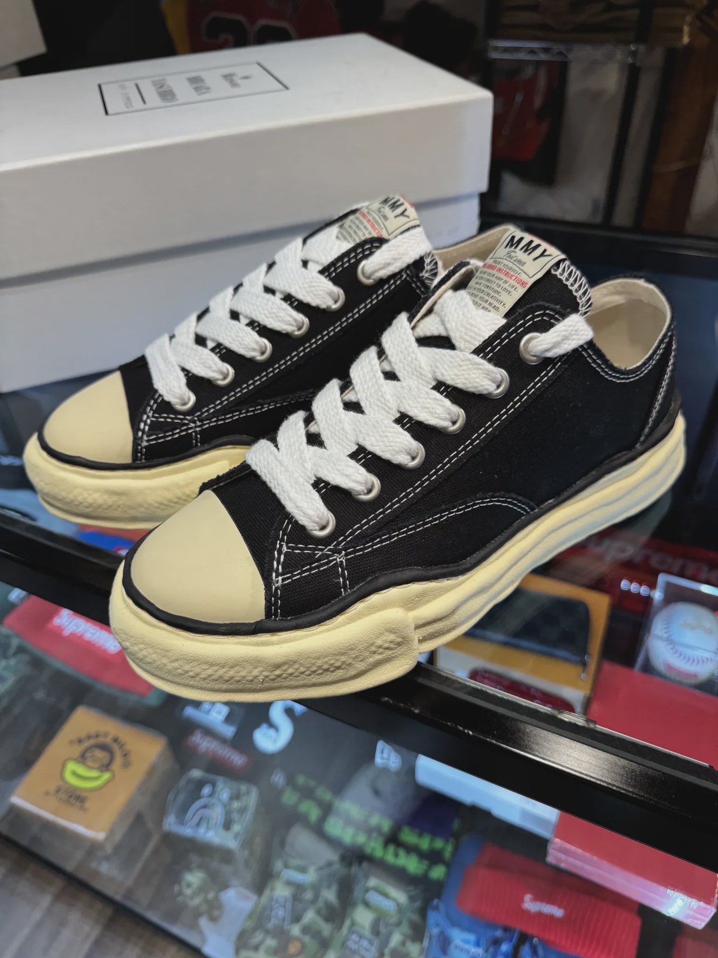 Maison Mihara Yasuhiro Peterson OG Sole Canvas Low Black • Brand New [5333] - photo 2