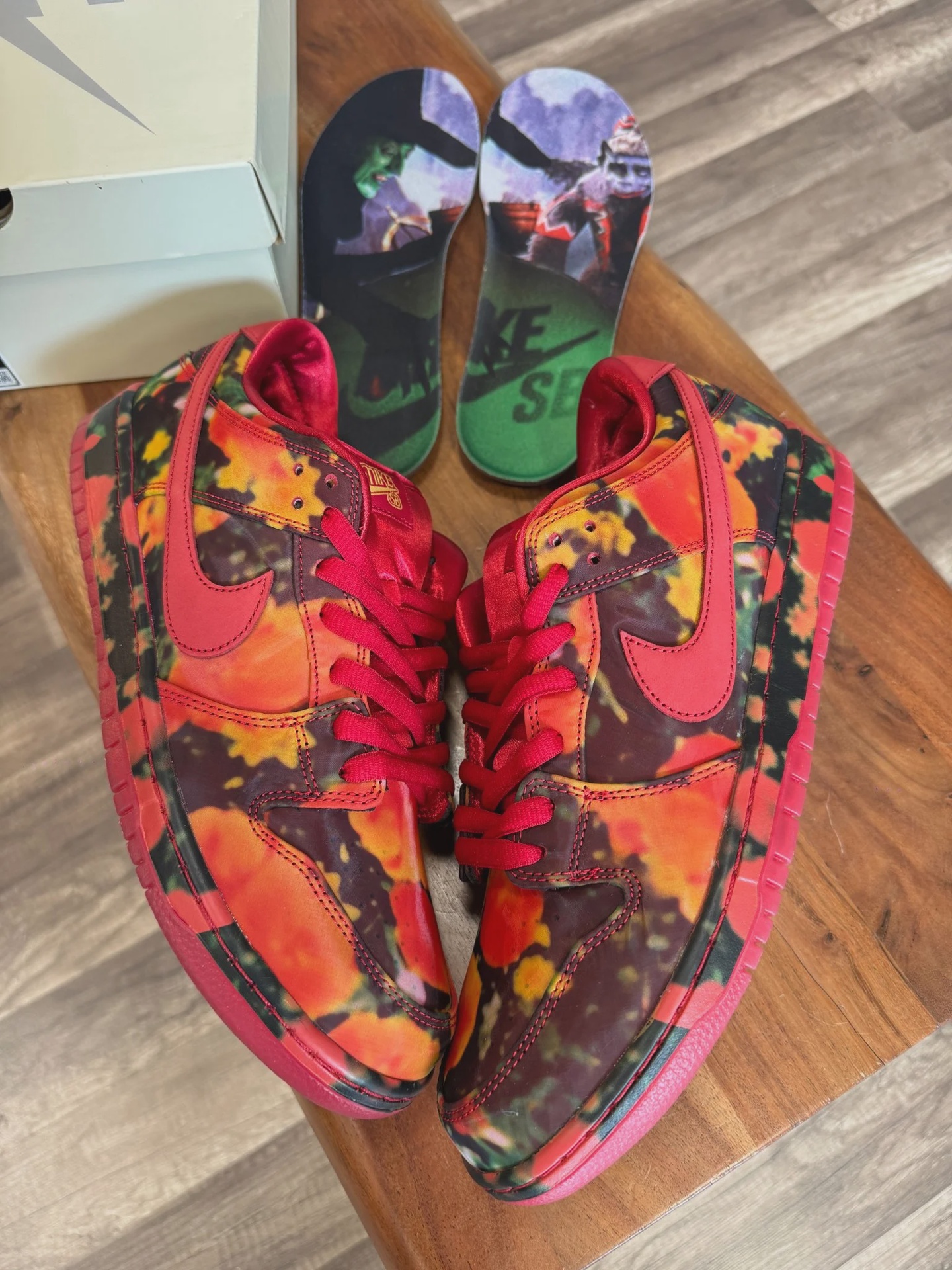 Nike SB Dunk Low The Wizard of Oz Poppy Field • Brand New [3464]