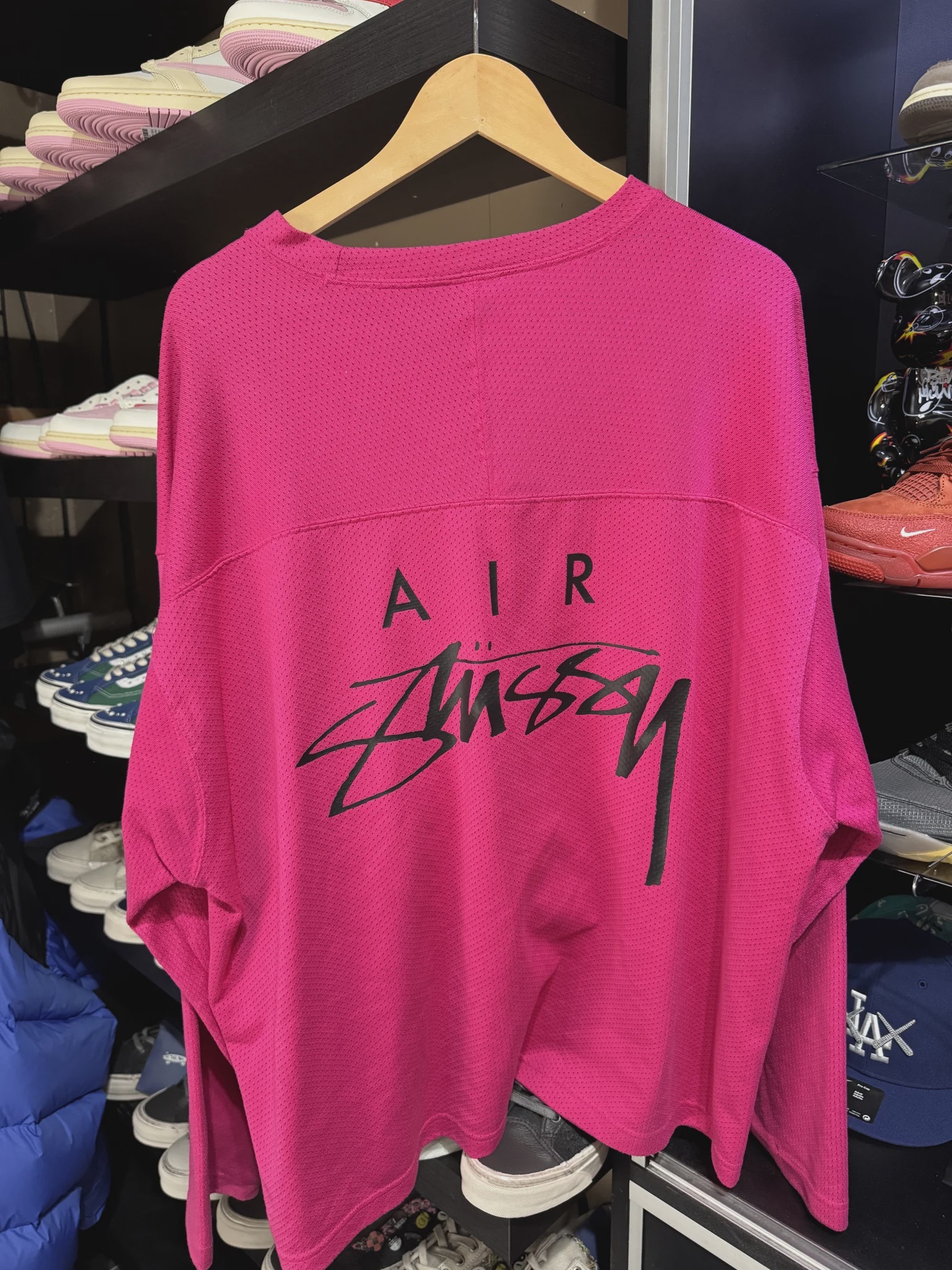 Stussy Nike Pink Jersey LS • Pre-Owned [1818] - photo 2