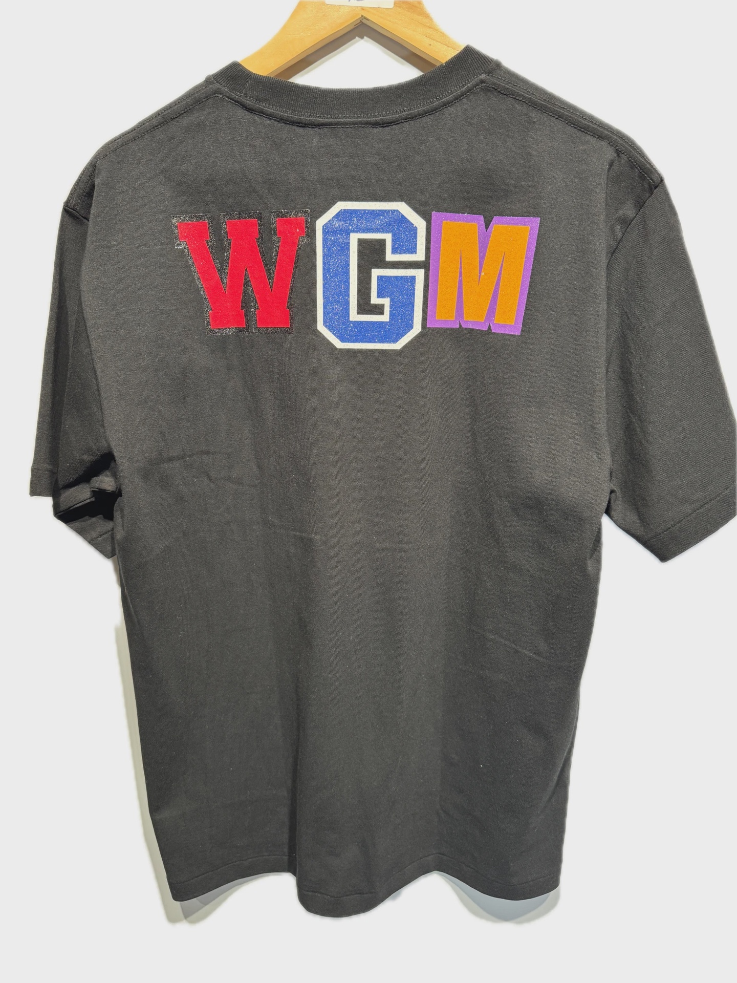 A Bathing Ape WGM Shark Tee Black L • Brand New [5577] 2
