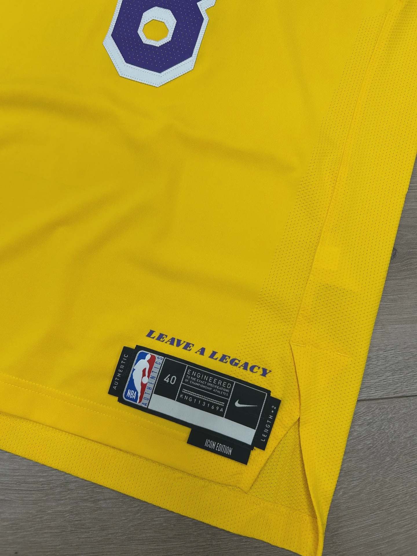 Nike Los Angeles Lakers Icon Edition 2022/23 Dri-FIT ADV NBA Authentic Jersey • Brand New [4705] - photo 2
