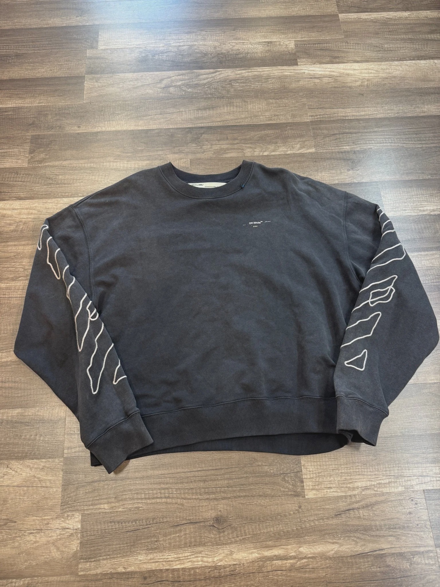 Off White Crew neck XL • Pre-Owned [3412] - photo 1