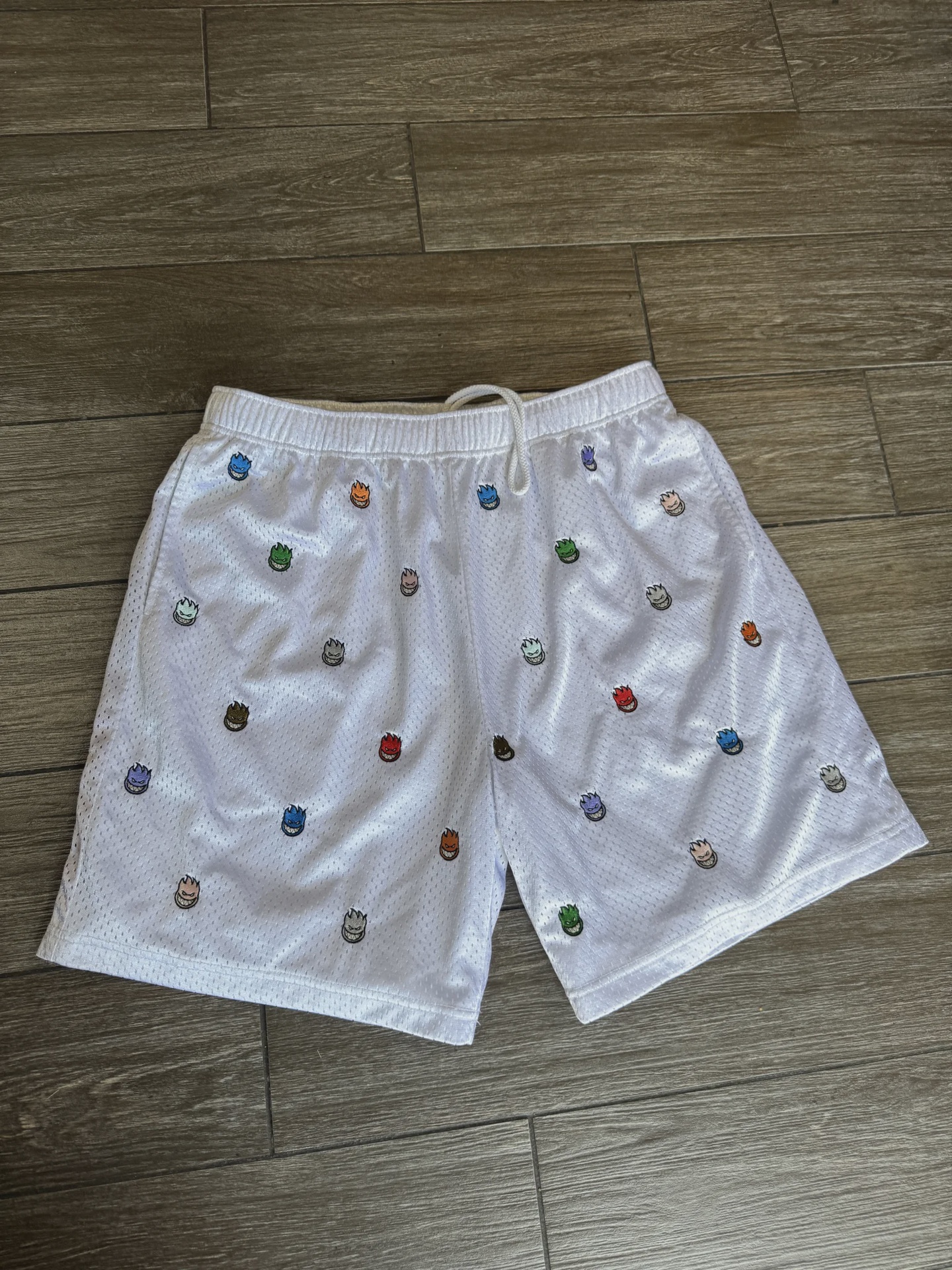 Supreme Spitfire Mesh Shorts White M • Brand New [8339] - photo 1