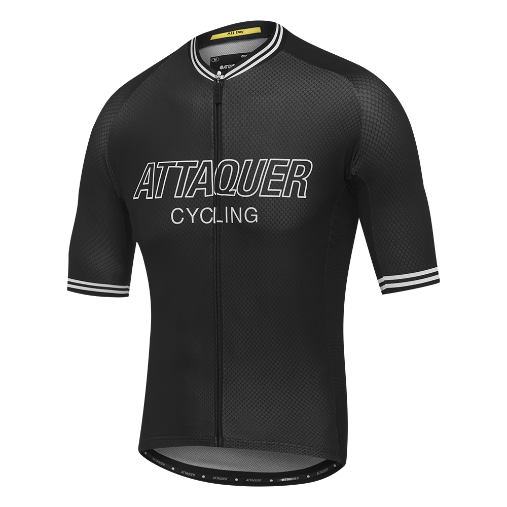 ATQ Mens All Day Outliner SS Jersey Black