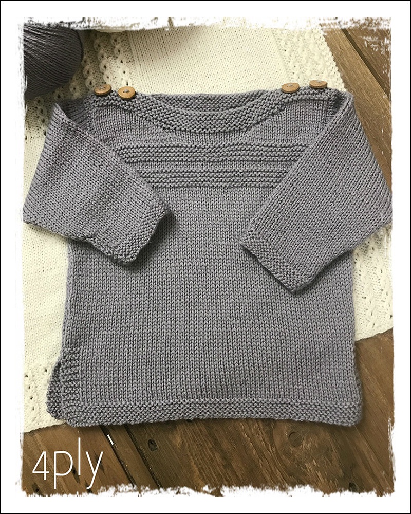 Vintage Jumper 4ply & 8ply Pattern - Broomfields & Co