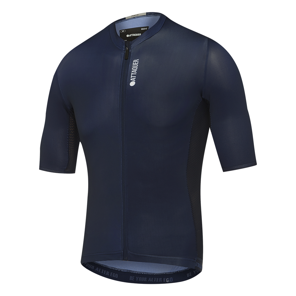ATQ Mens Race SS Jersey Navy