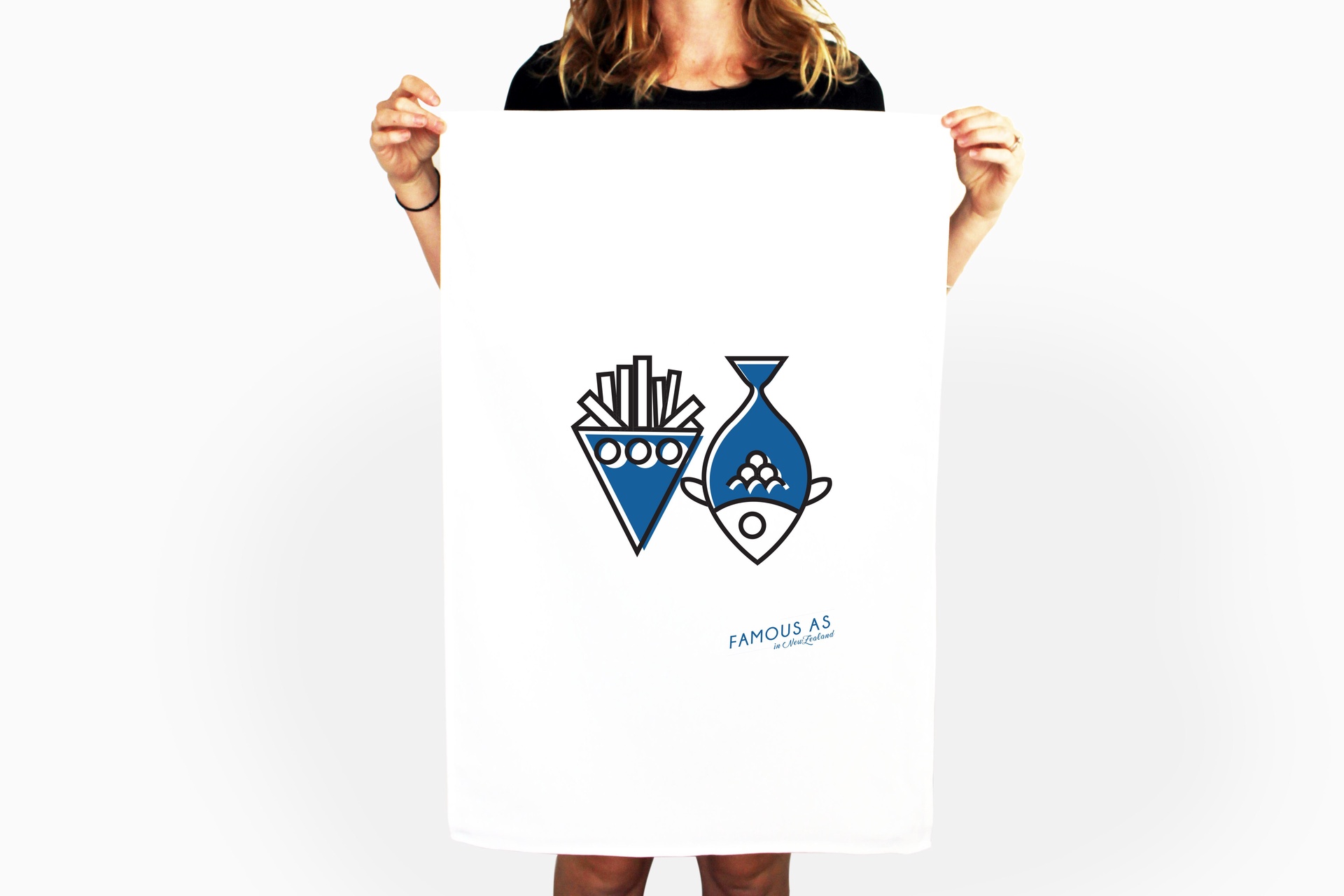 D&Y TEATOWEL - FISH&CHIPS