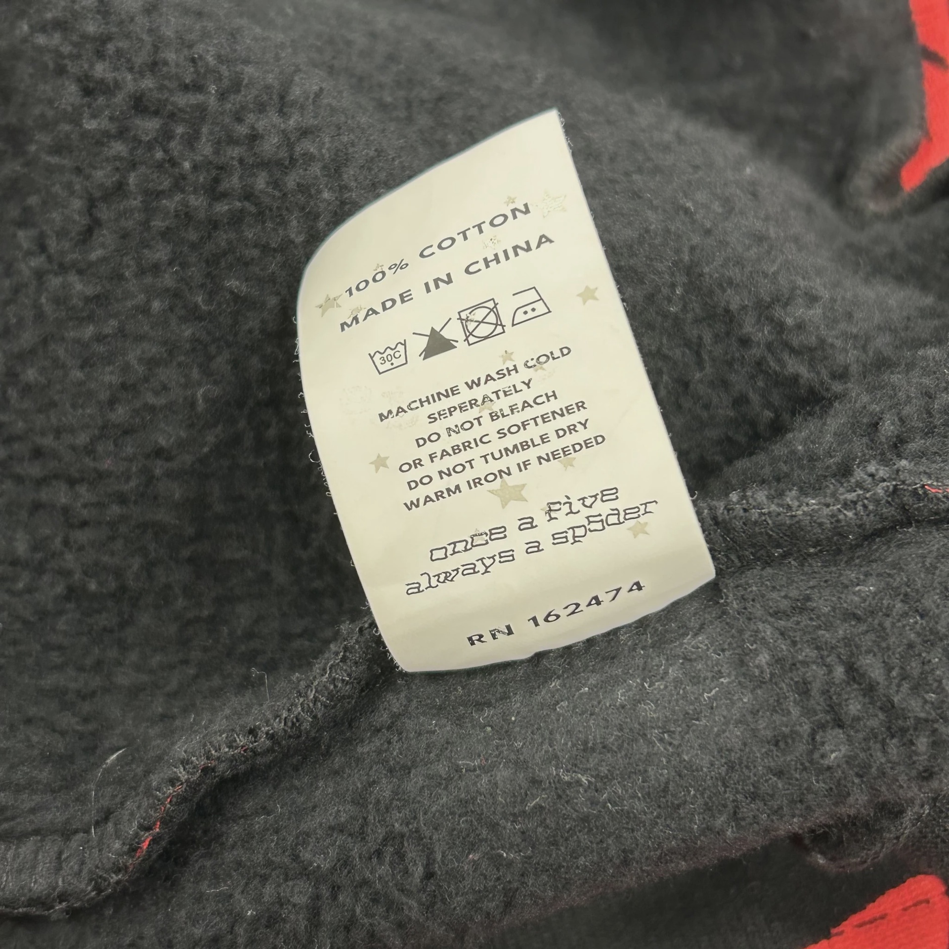 FW24 Sp5der Sex AOP Hoodie Black • Pre-Owned [3998] 4