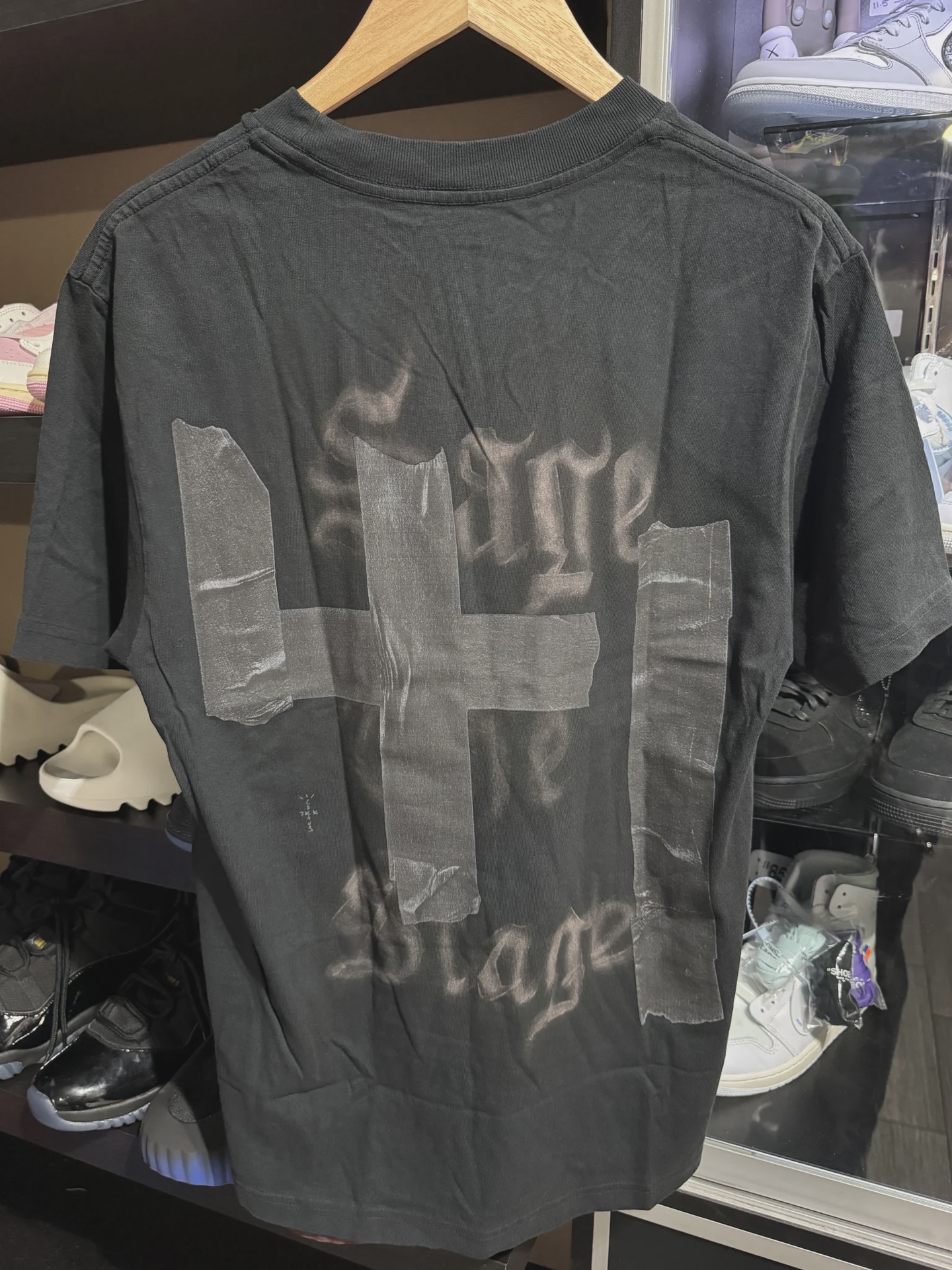 Travis Scottt Cactus Jack Wrestlemania Tee Black M • Brand New [9820] - photo 2
