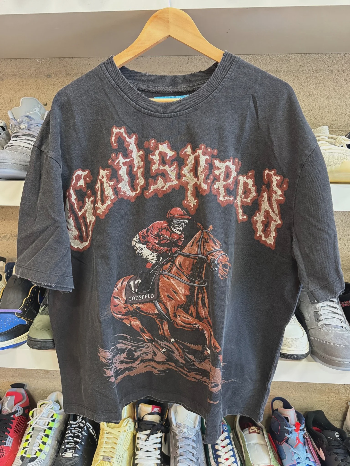 Godspeed Racing Horse Tee • Brand New [8565] - photo 1