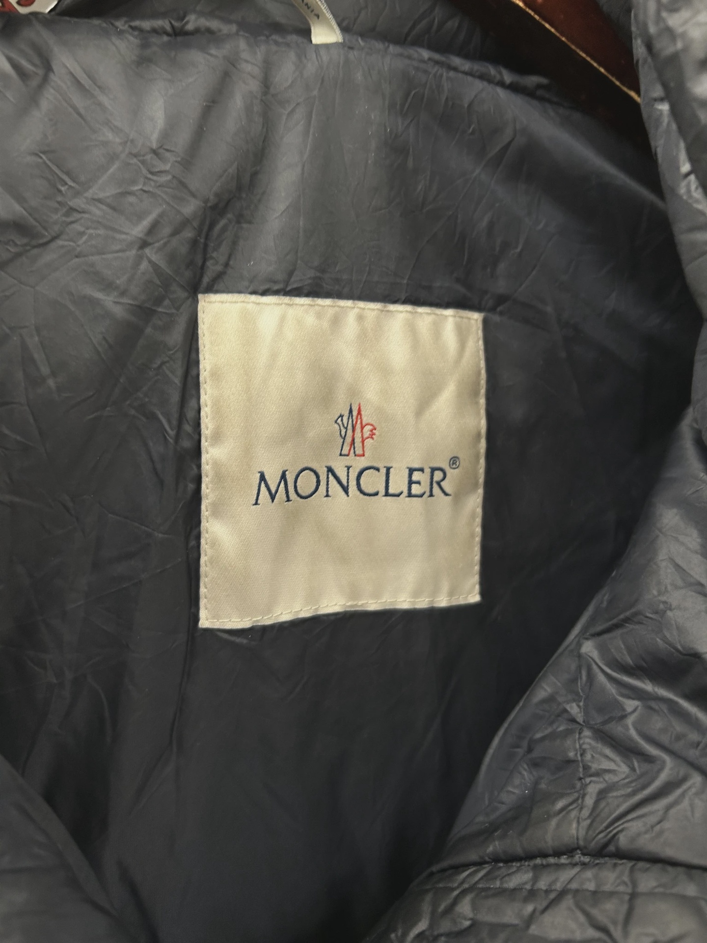 Moncler womens Puffer jacket navy • Pre-Owned [1155] 3
