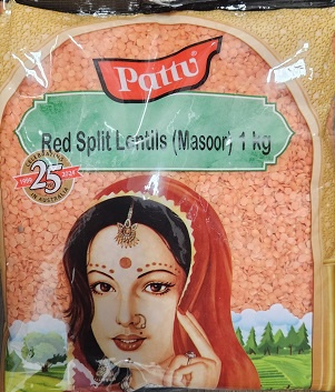 Pattu Red Split Lentils 1kg