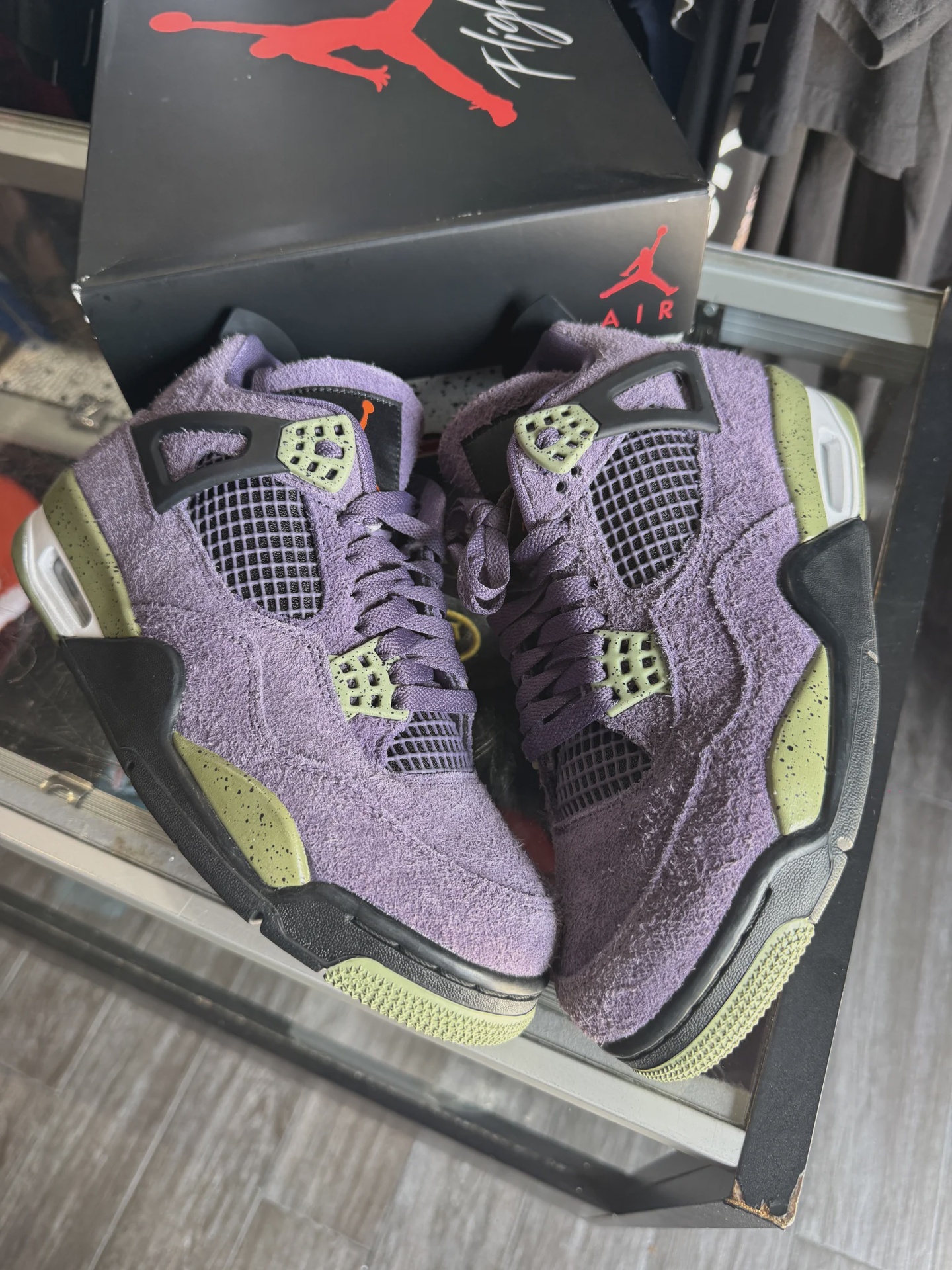 Air Jordan 4 Retro Canyon Purple (W) • Pre-Owned [3800] - photo 2