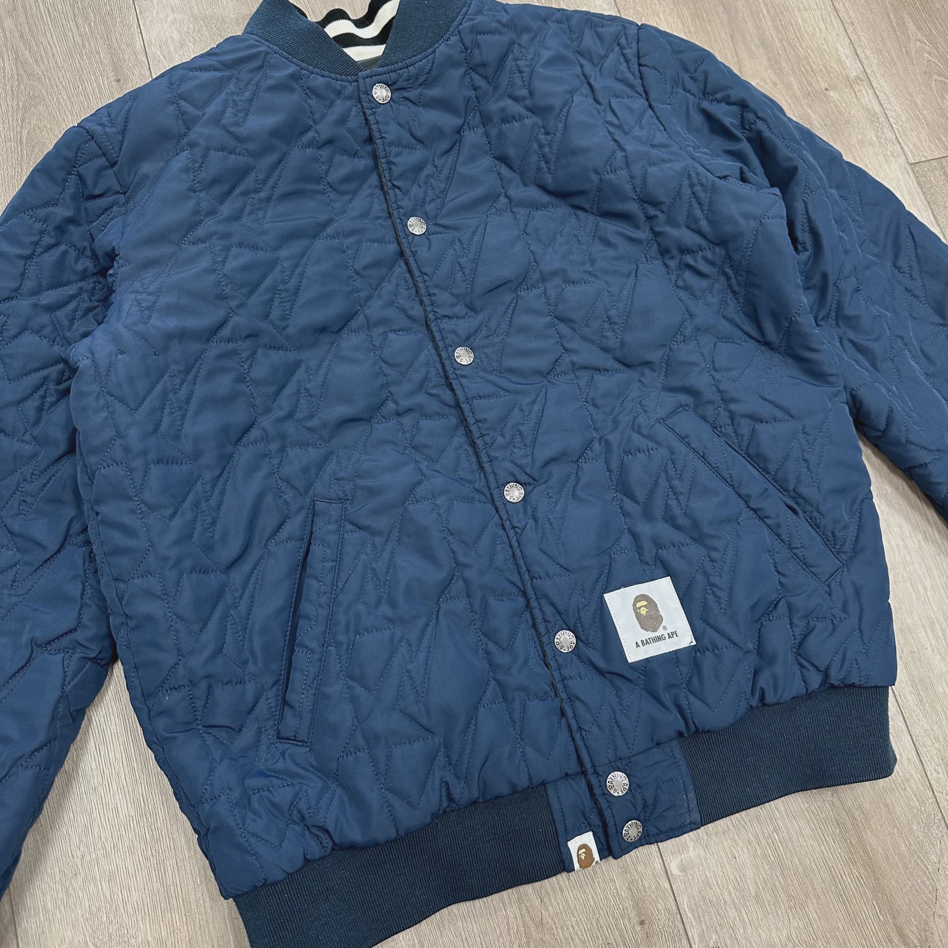 BAPE (A Bathing Ape) Reversible Varsity Jacket • Pre-Owned [4934]