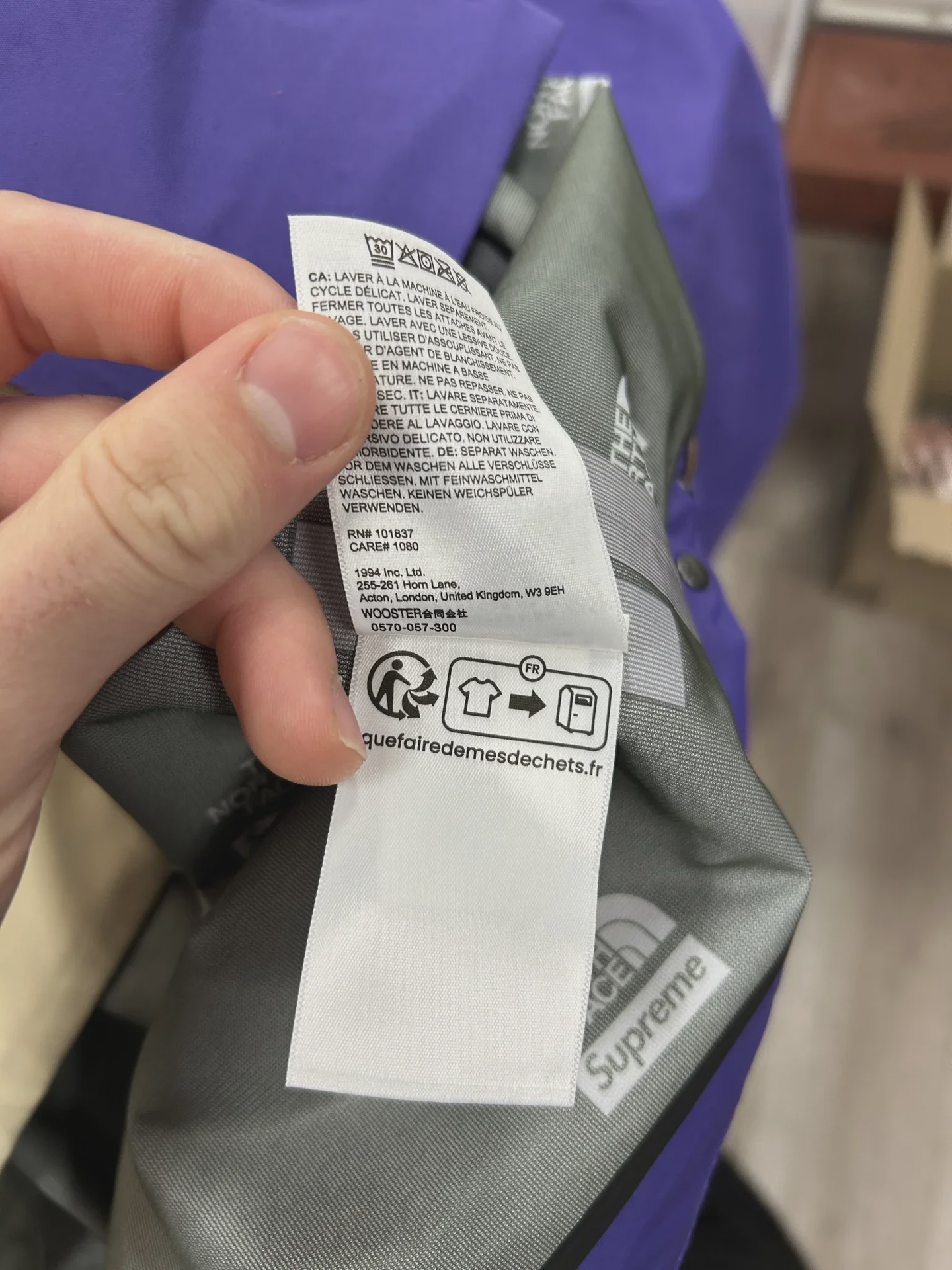 Supreme The North Face Split Taped Seam Shell Jacket • Pre-Owned [1480] - photo 10