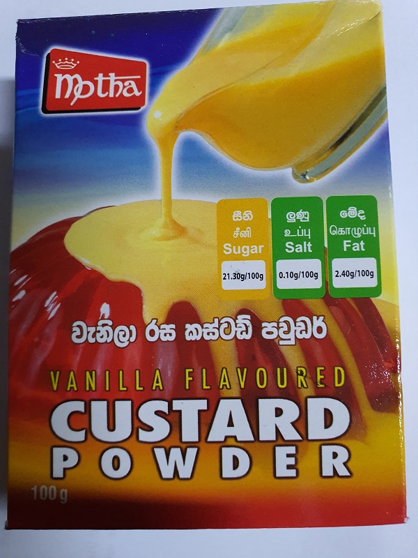 Motha Custard powder Vanilla 100g