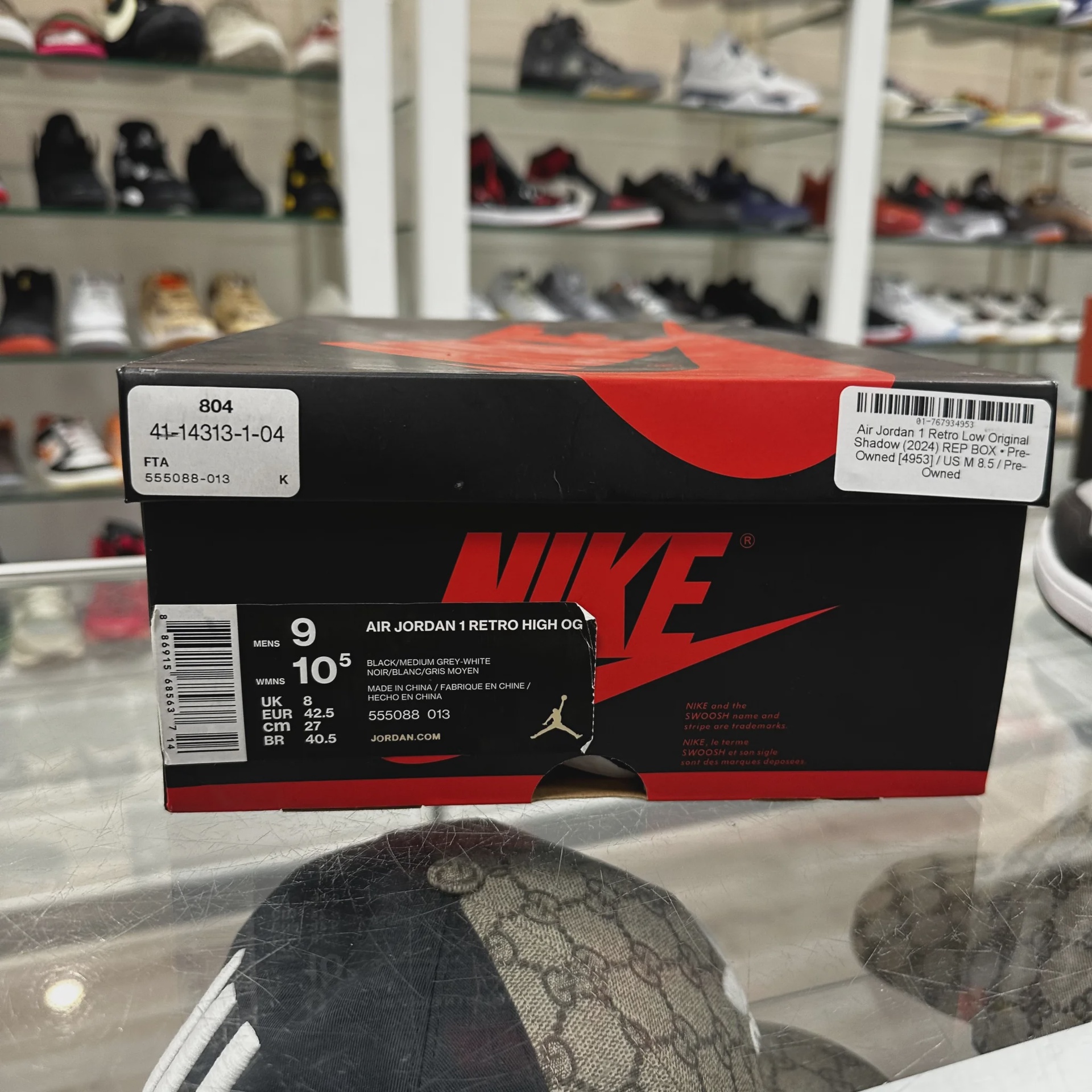 Jordan 1 Retro Low OG Shadow (2024) REP BOX • Pre-Owned [7243] - photo 7