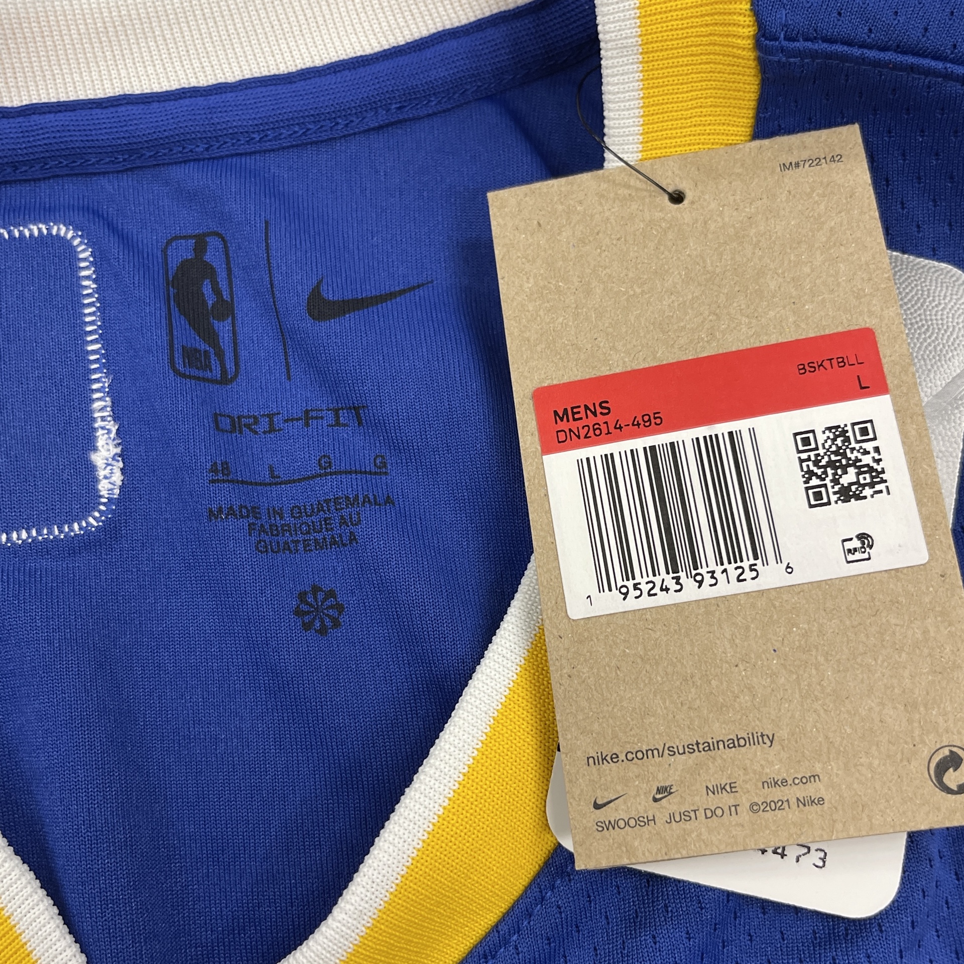 Nike Golden State Warriors NBA jersey - New 4