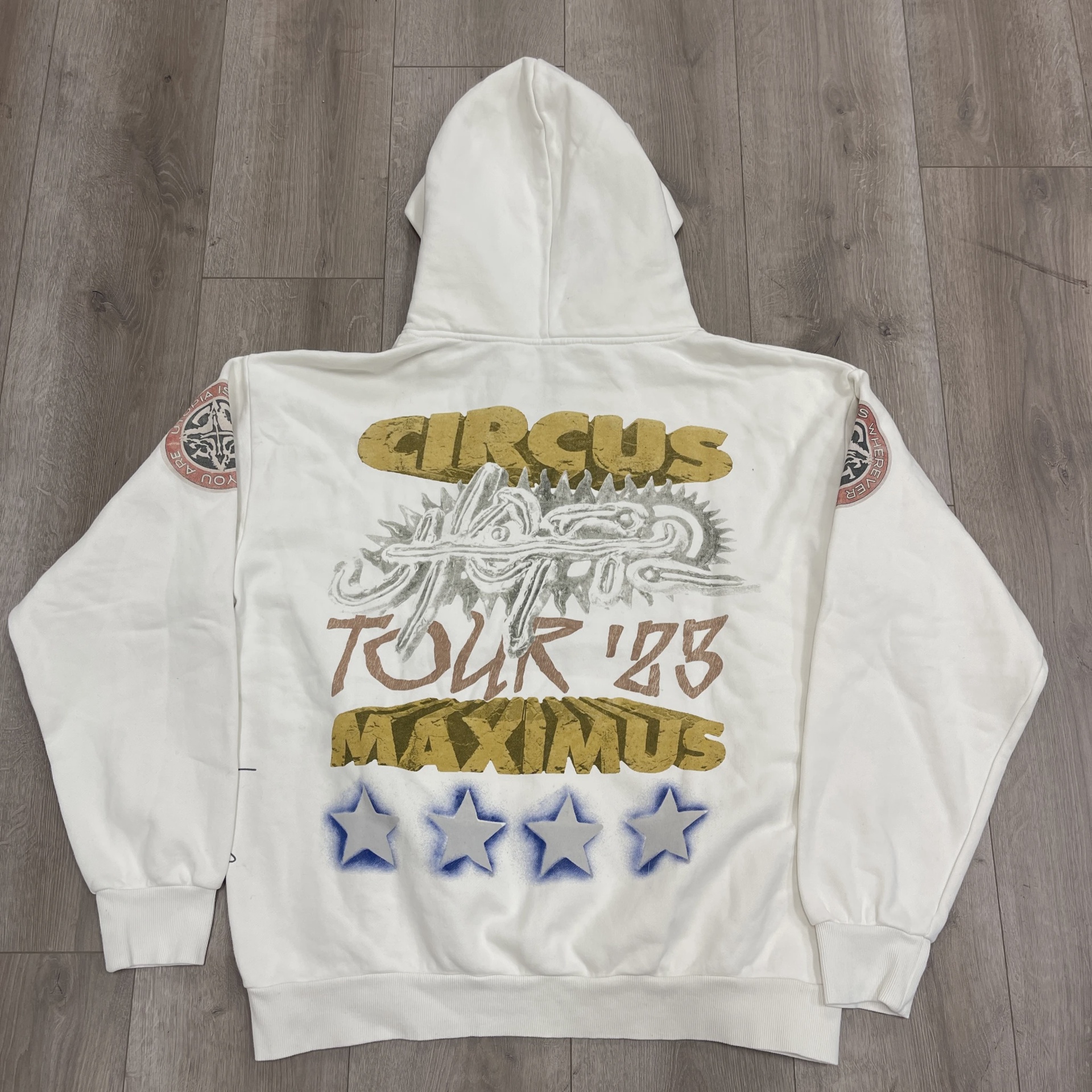 Travis Scott  Hoodie White • Pre-Owned [8271] 3