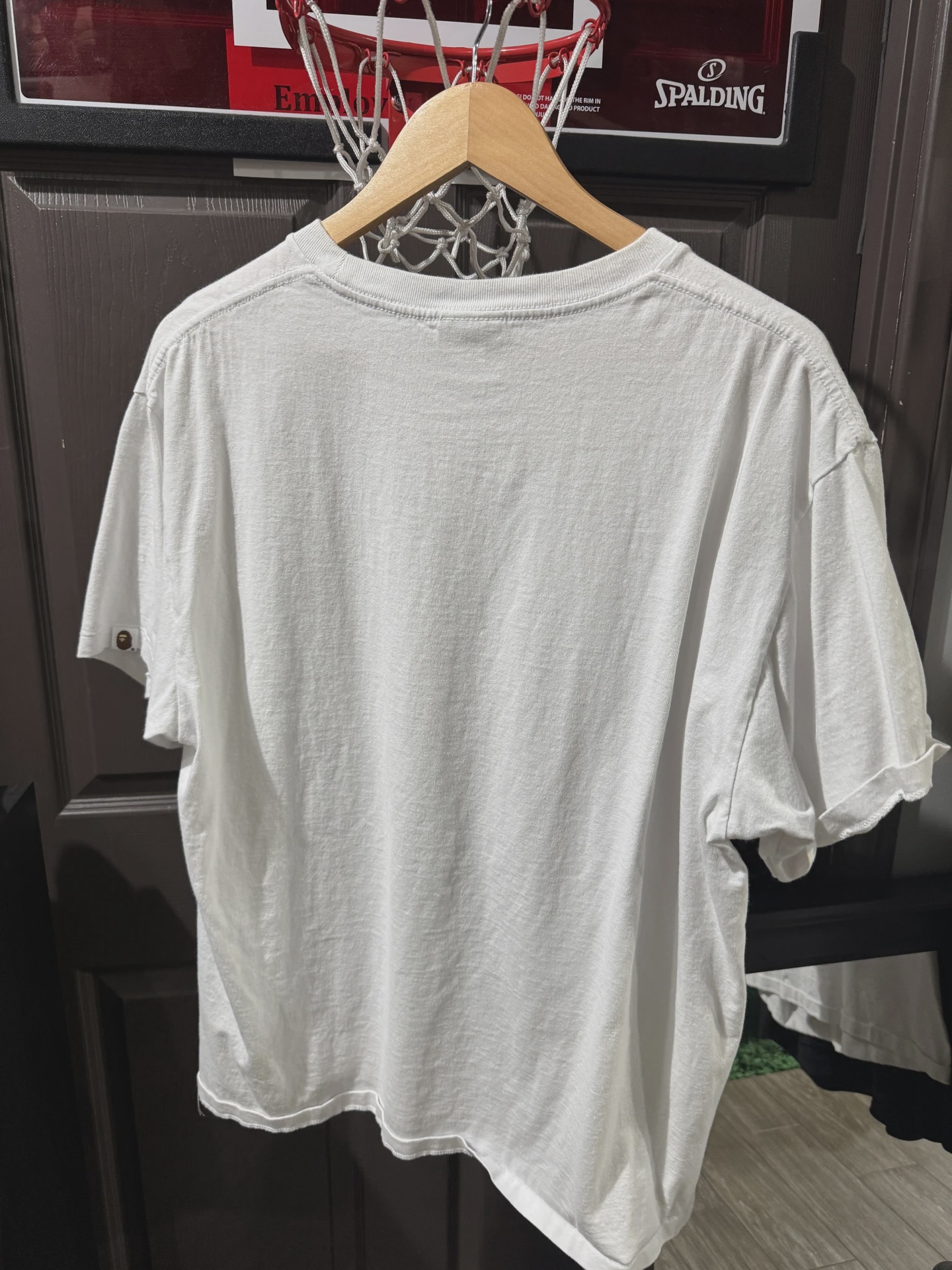 Bape x Baby Milo Shark White Tee size XL • Pre-Owned [4180] 2