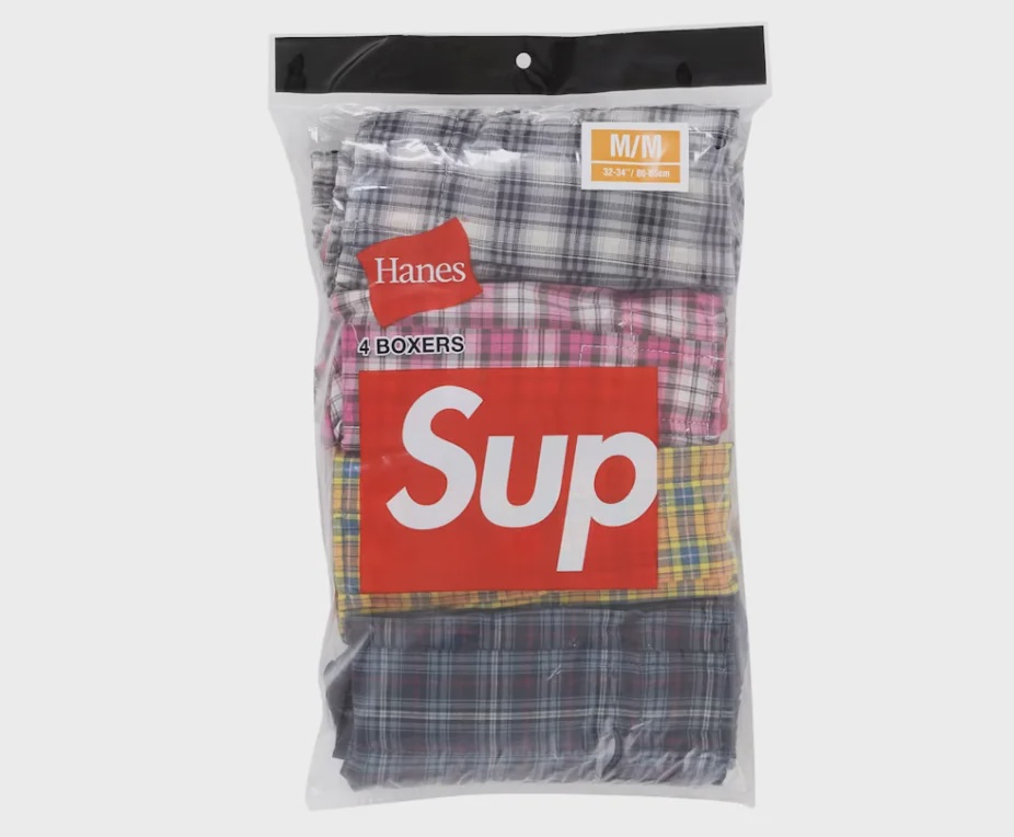 Supreme Hanes Plaid Boxers (4 Pack) Multicolor • Brand New [3337] - photo 2