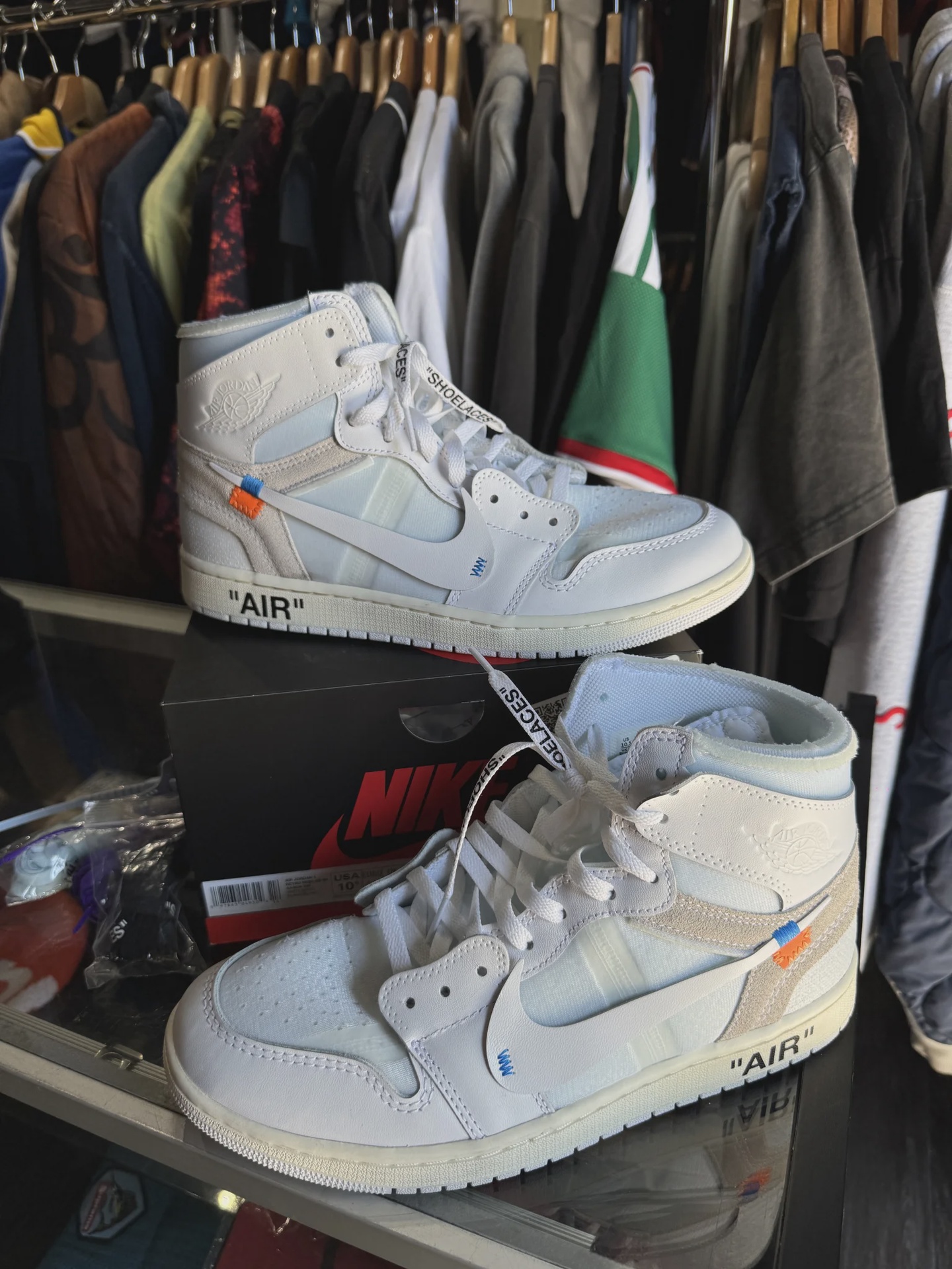 Air Jordan 1 Retro High Virgil Abloh Archive Alaska • Pre-Owned [6045] - photo 1