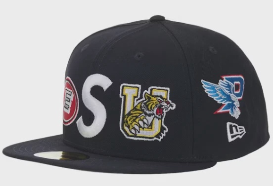 Supreme Mascots S Logo New Era 59Fifty Fitted Cap Navy • Brand New [1359]