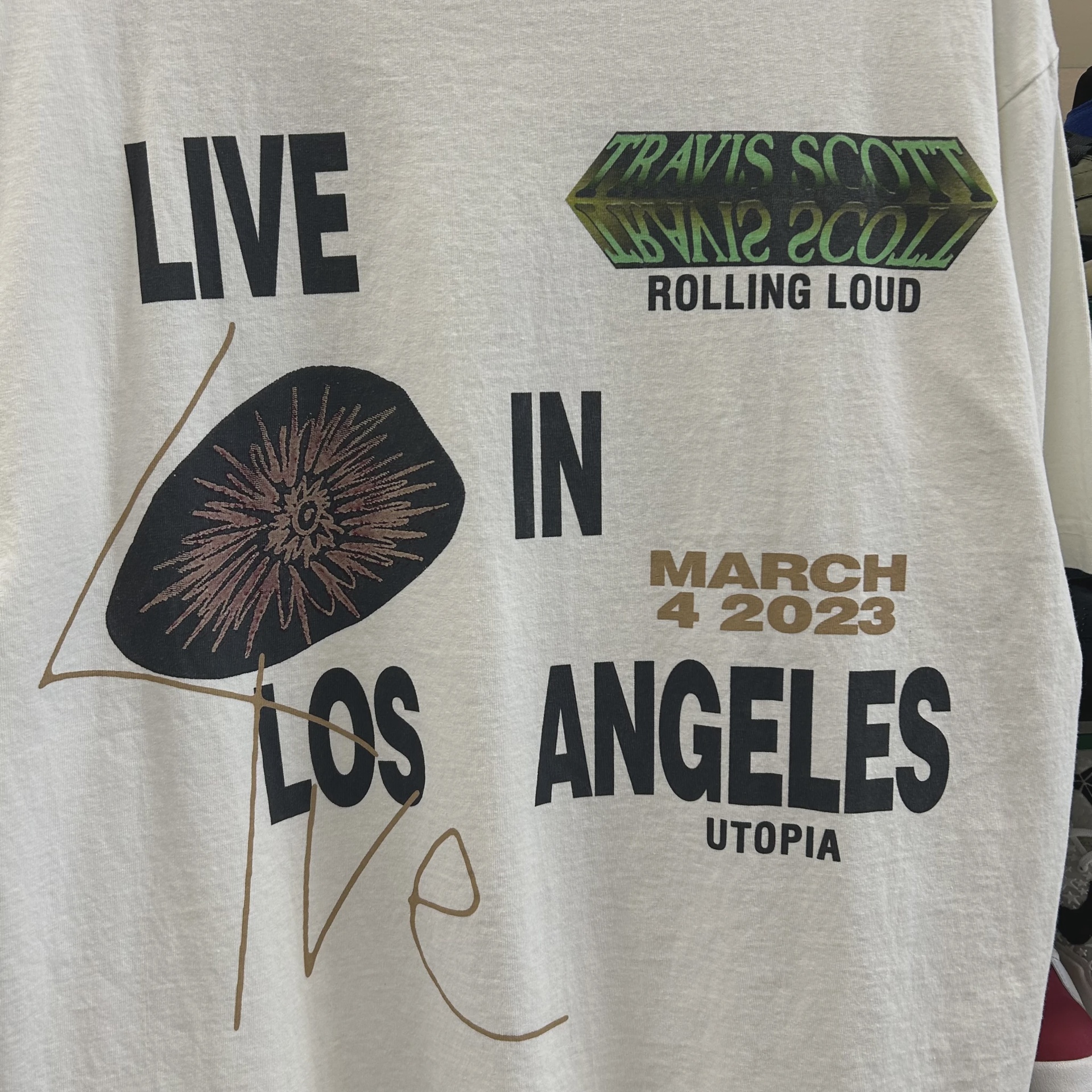 Travis Scott Summer Run 2023 Stockholm Tee  • Pre-Owned [2380] 5