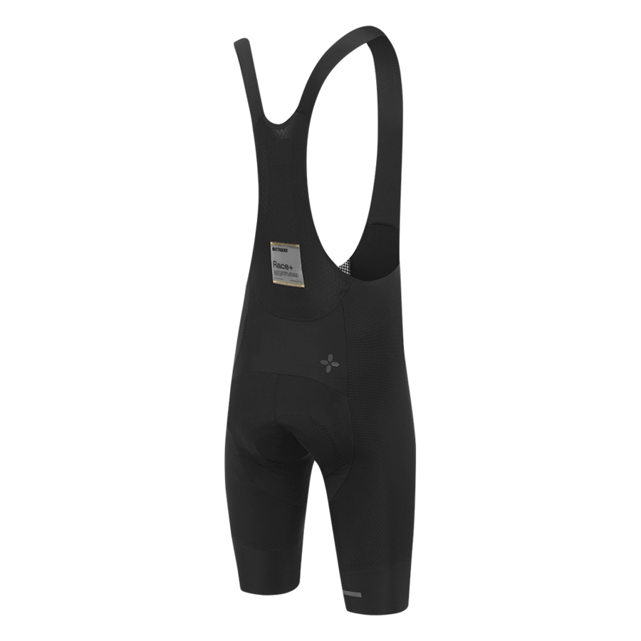 ATQ Mens Race ULTRA Bib Short Black/White Logo