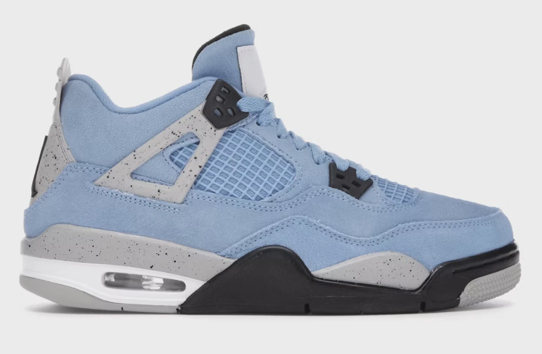 Jordan 4 Retro University Blue (GS) • Brand New [2860]