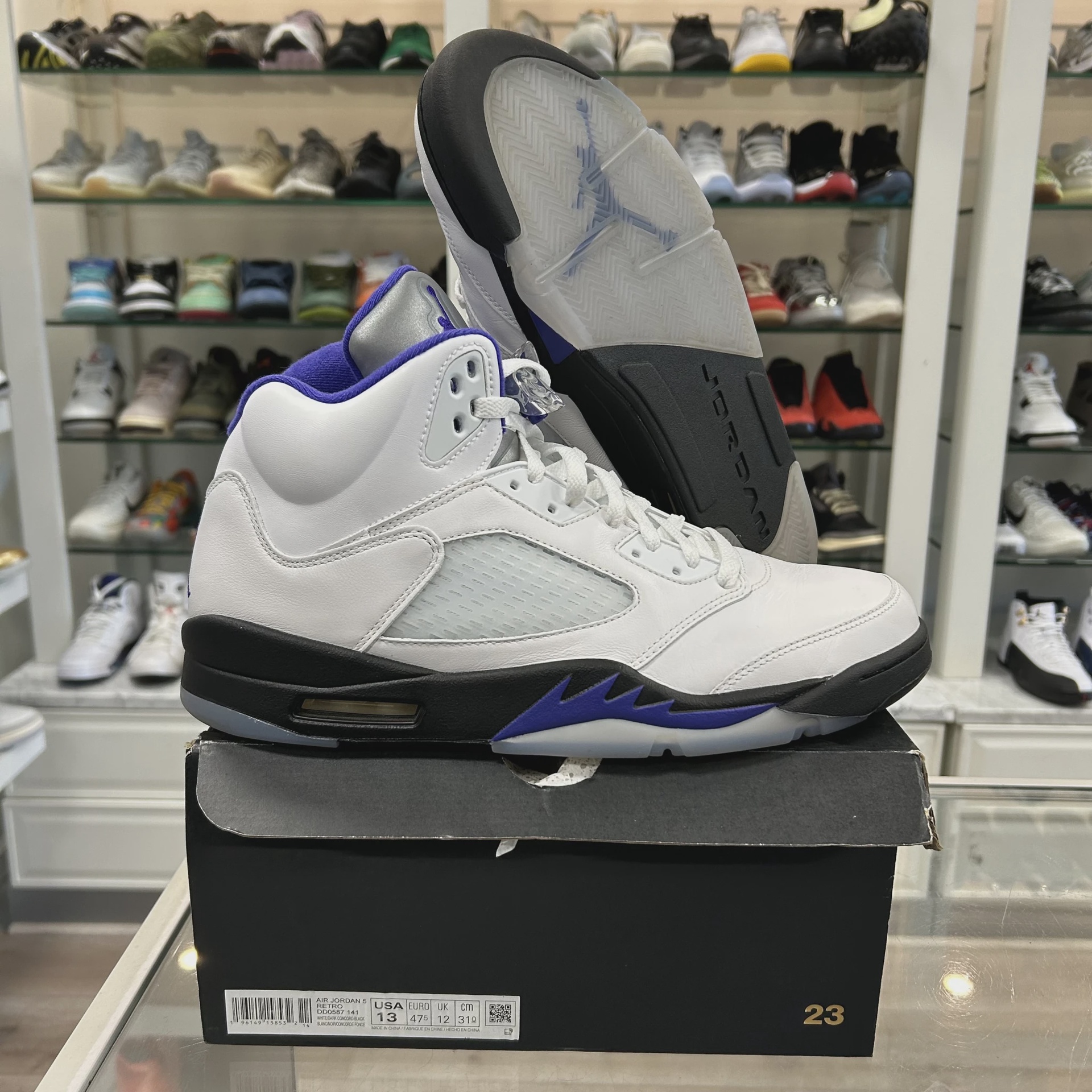 Air Jordan 5 Retro Dark Concord • Pre-Owned [0989]