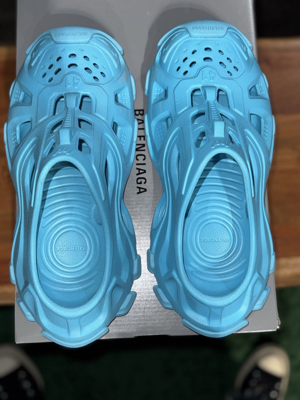 Balenciaga HD Mule Blue • Pre-Owned 4
