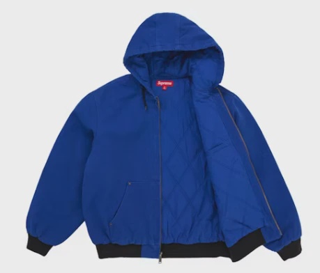 Supreme The Misfits Hooded Work Jacket Royal  • Brand New [1553] 2