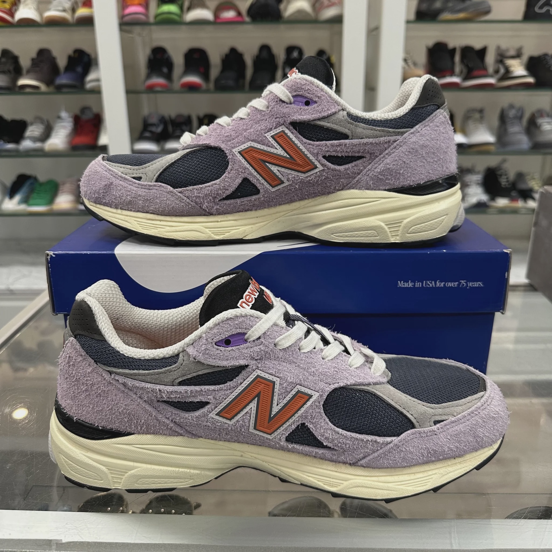 New Balance 990v3 MiUSA Teddy Santis Raw Amethyst • Pre-Owned [1658] - photo 8