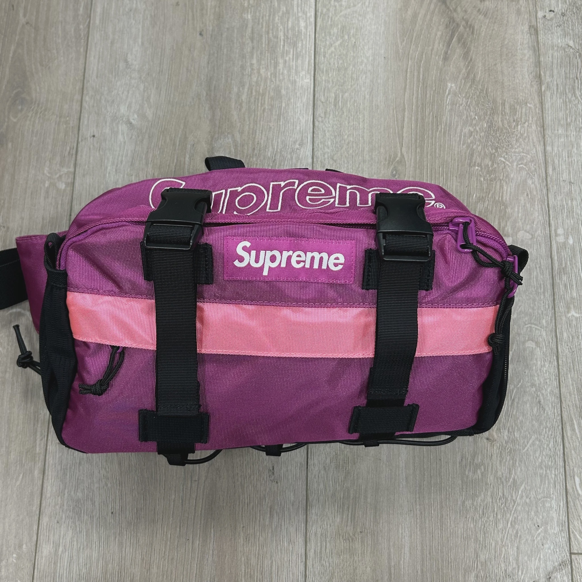 Supreme Waist Bag (FW19) Magenta • Brand New [8577]