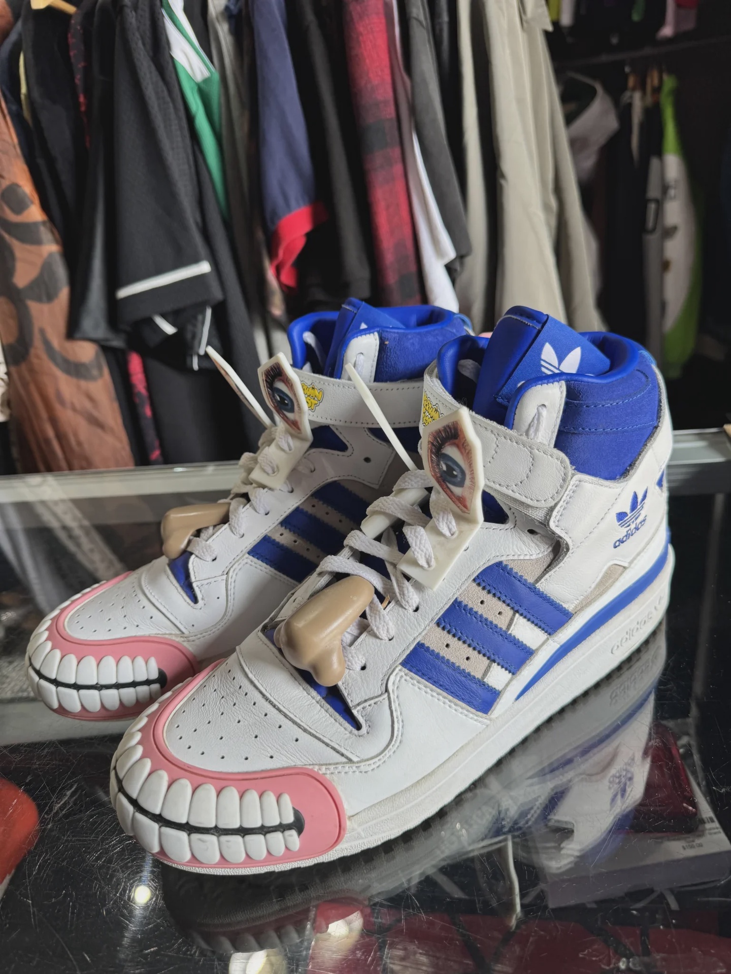 adidas Forum High Kerwin Frost Humanarchives No Box • Pre-Owned [9412] - photo 2