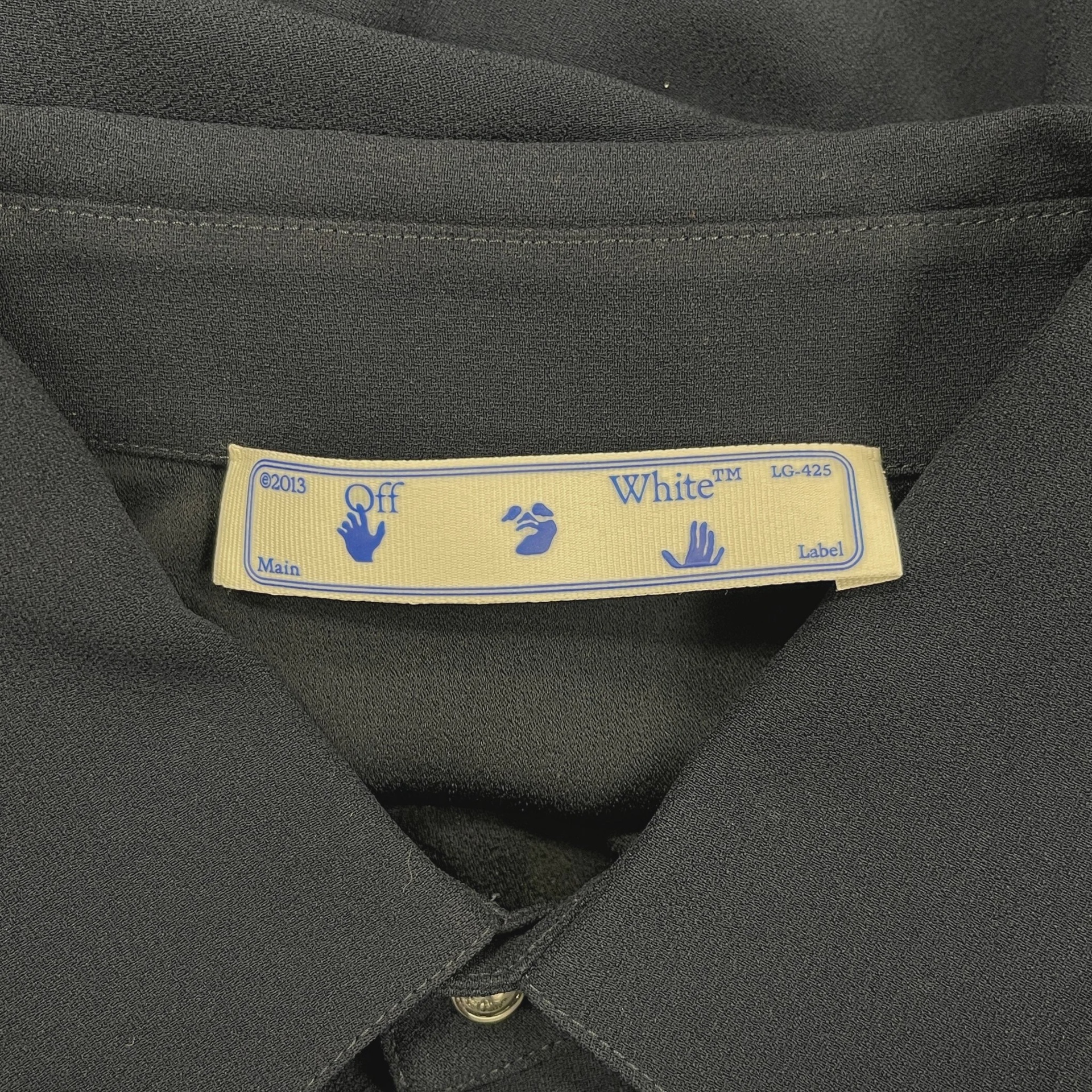 Off-White Classic Button-Down Shirt Navy • Brand New [2239] - photo 6
