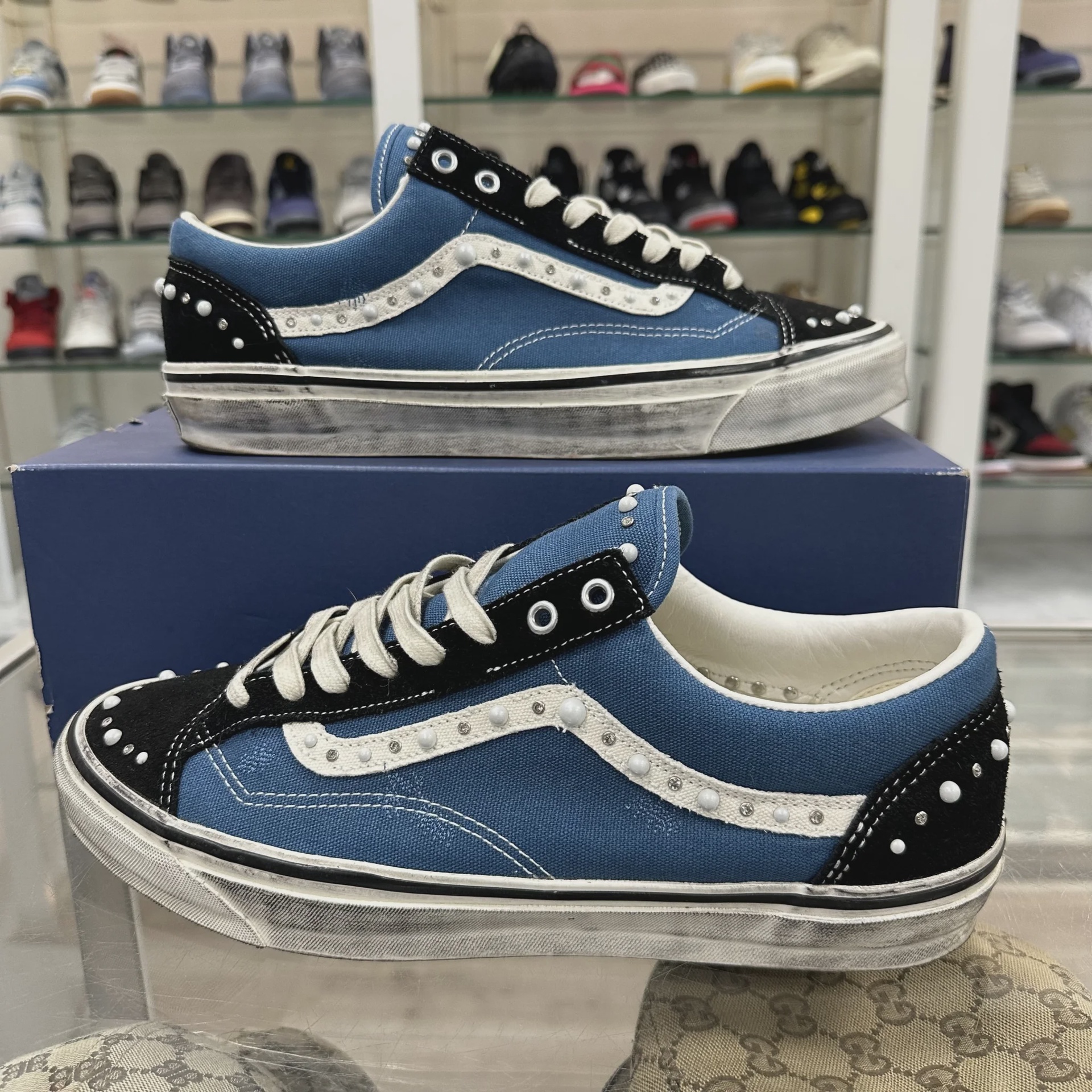 Vans Vans LX Old Skool 36 Pearlized Pack Black Navy - Size US M 13