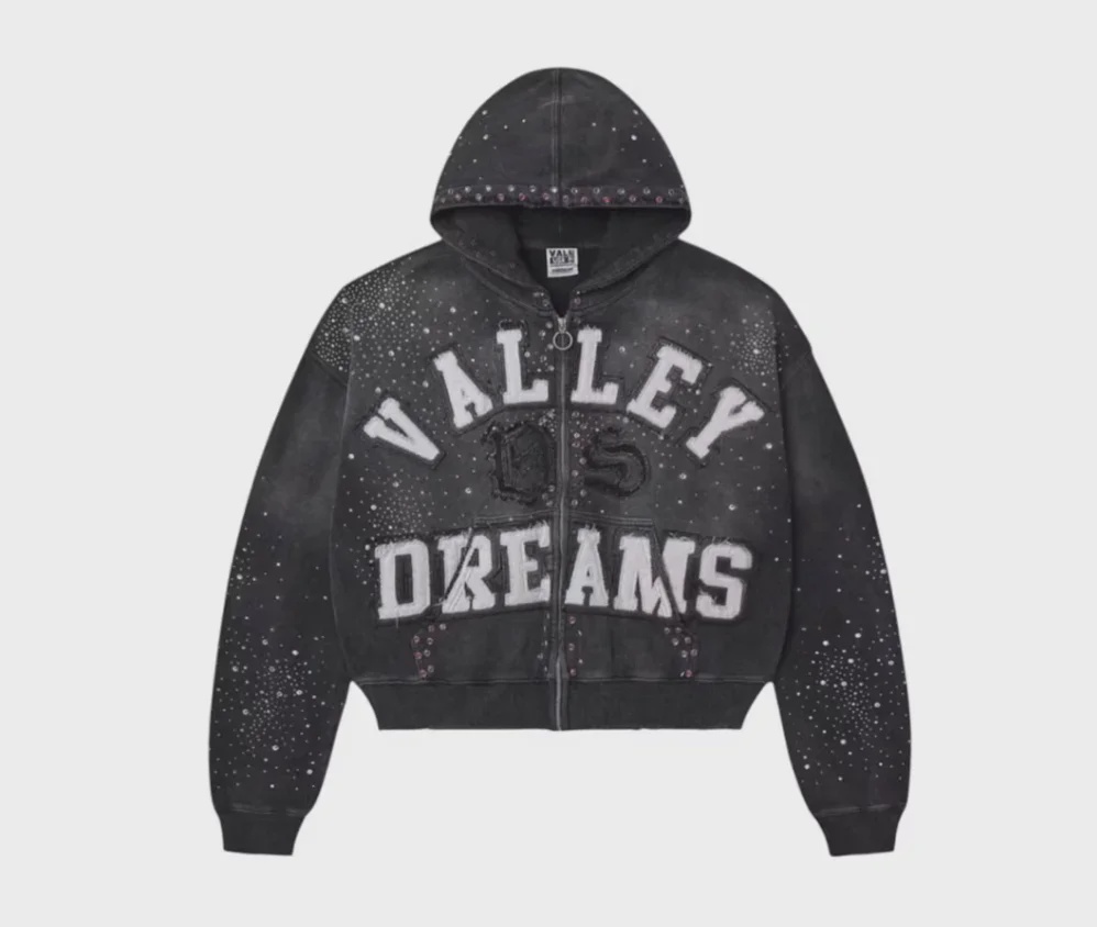 Vale Vale Forever Classic Zip Up Hoodie Black XL - Size XL